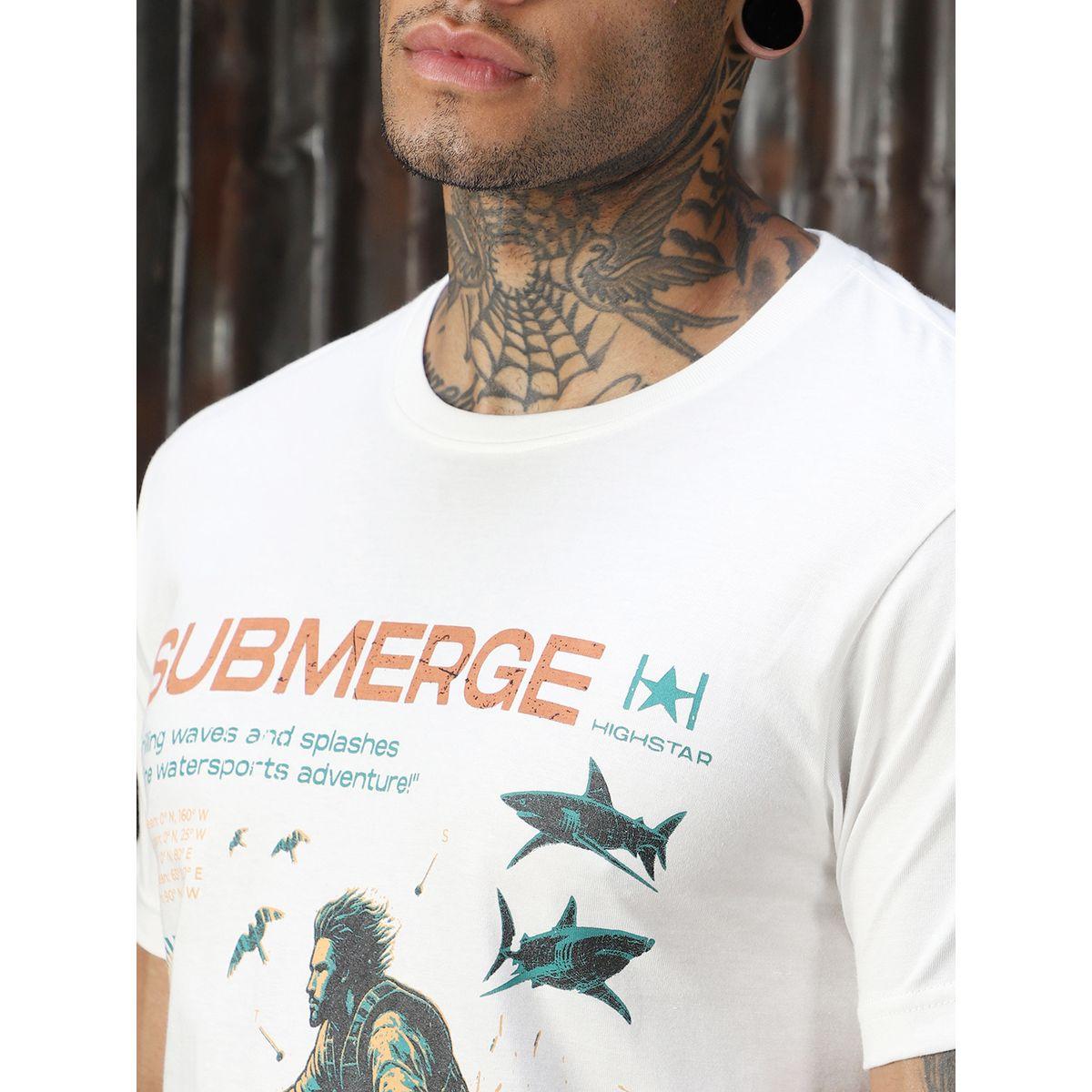 تيشيرت بقصة عادية وطبعة جرافيك هاي ستار × ستايلي-men-clothing-tshirtsandpolos-tshirts-image-2