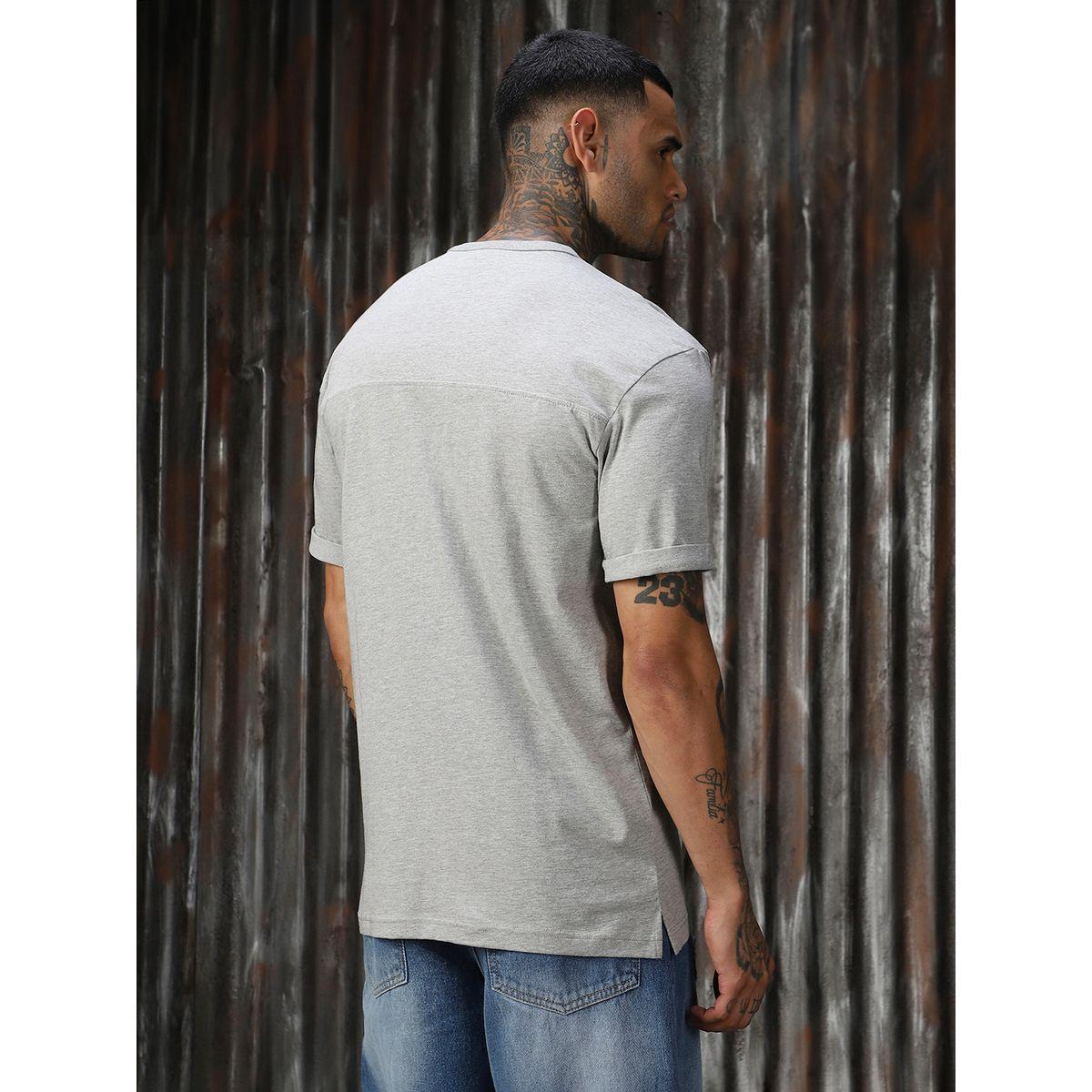 High Star X Styli  Solid Cotton Relaxed Fit Round Neck T-Shirt-men-clothing-tshirtsandpolos-tshirts-image-3