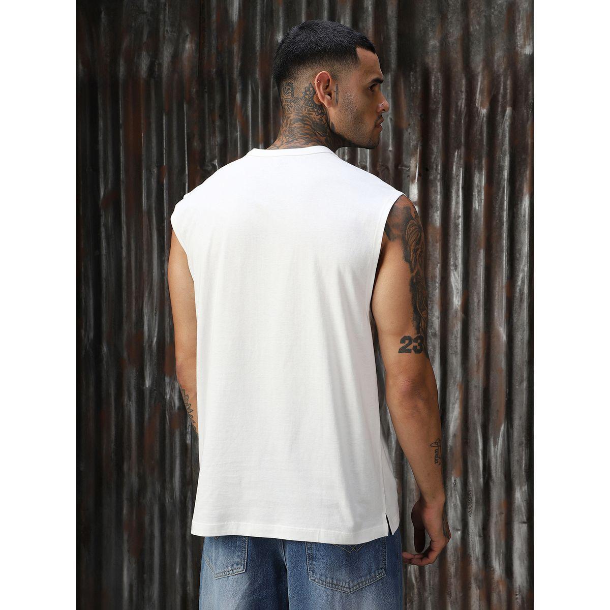 تيشيرت قطن بلا أكمام وقصة مريحة هاي ستار × ستايلي-men-clothing-tshirtsandpolos-tshirts-image-3