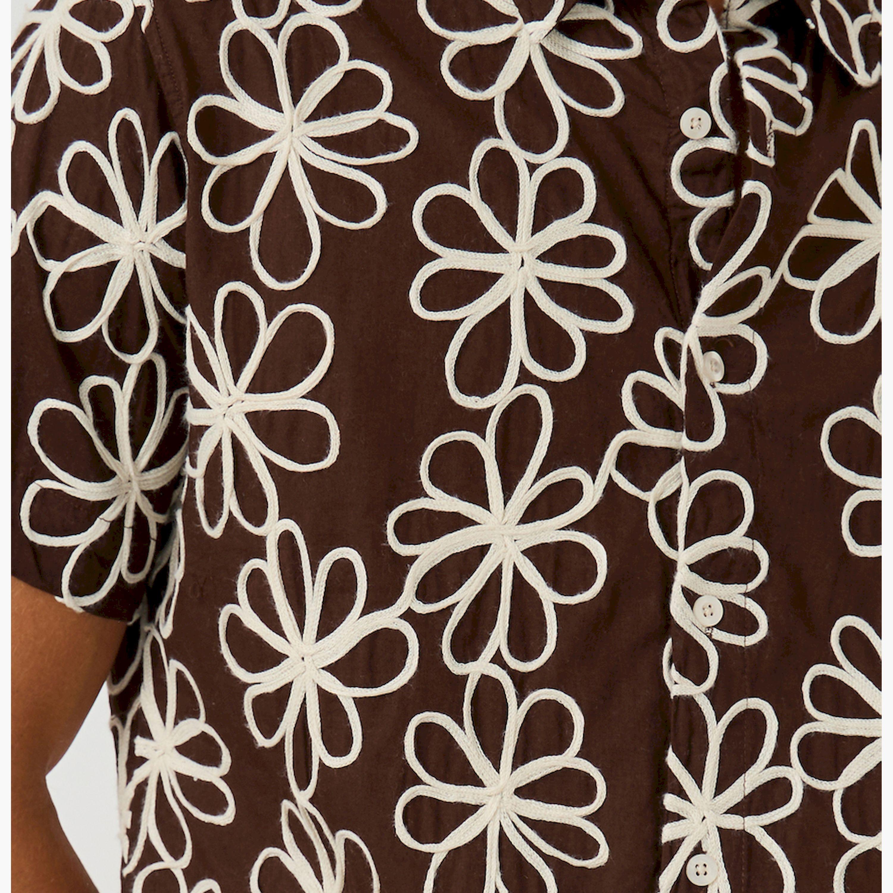 Styli Embroidered Short Sleeve Regular Fit Shirt-men-clothing-shirts-image-3