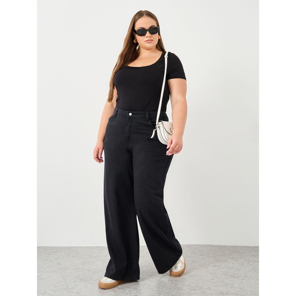 Styli Plus High Rise Loose Fit Jeans-women-clothing-bottoms-jeans-image-1