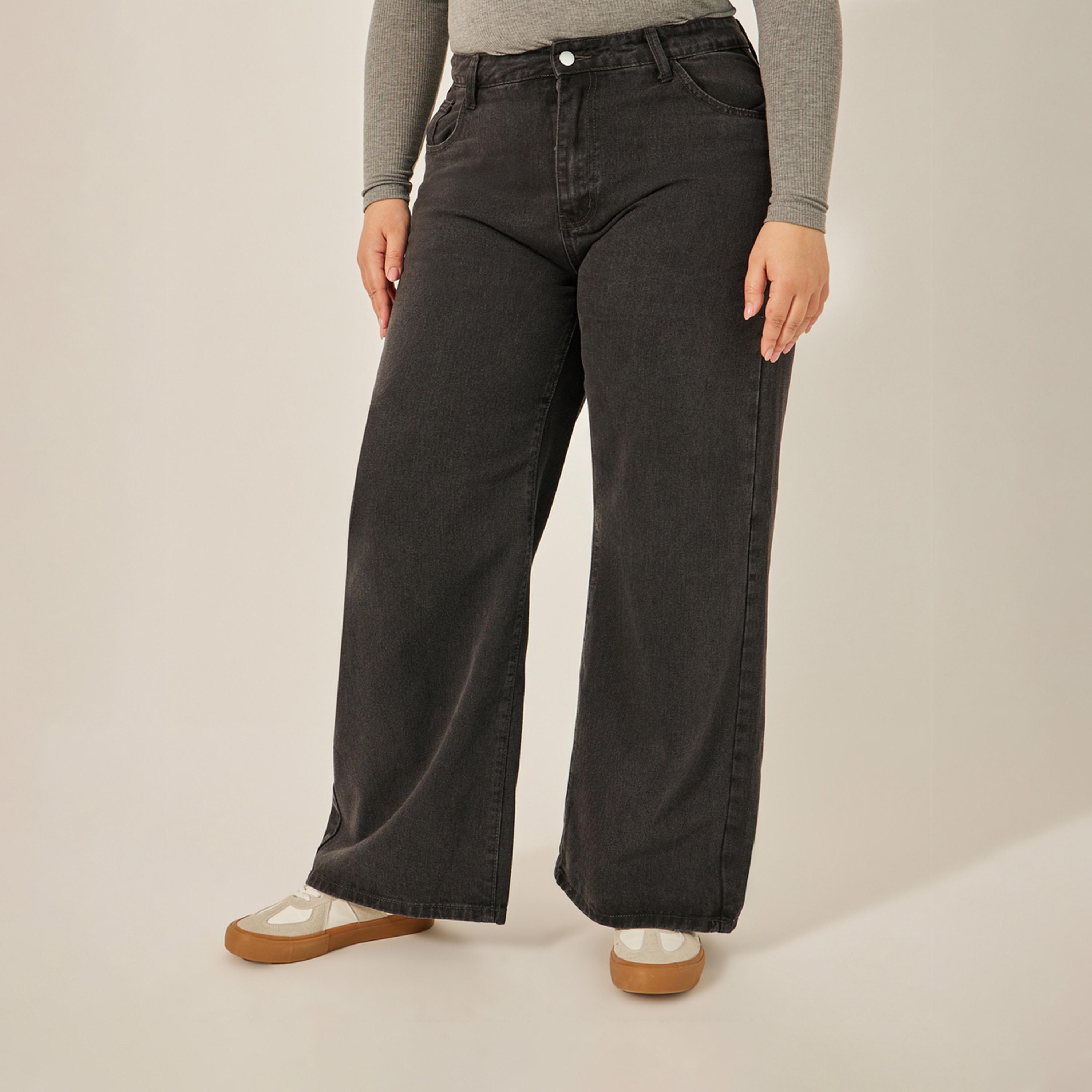 Styli Plus Size High Rise Loose Fit Jeans-women-clothing-bottoms-jeans-image-2