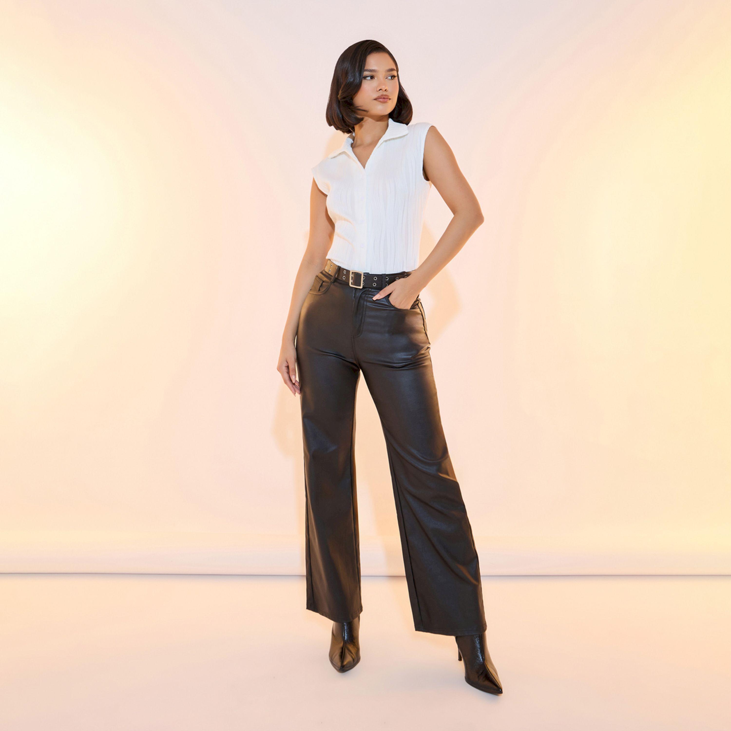 Take Two Burnout Textured Sleeveless Shirt-women-clothing-shirtsandblouses-shirts-image-3