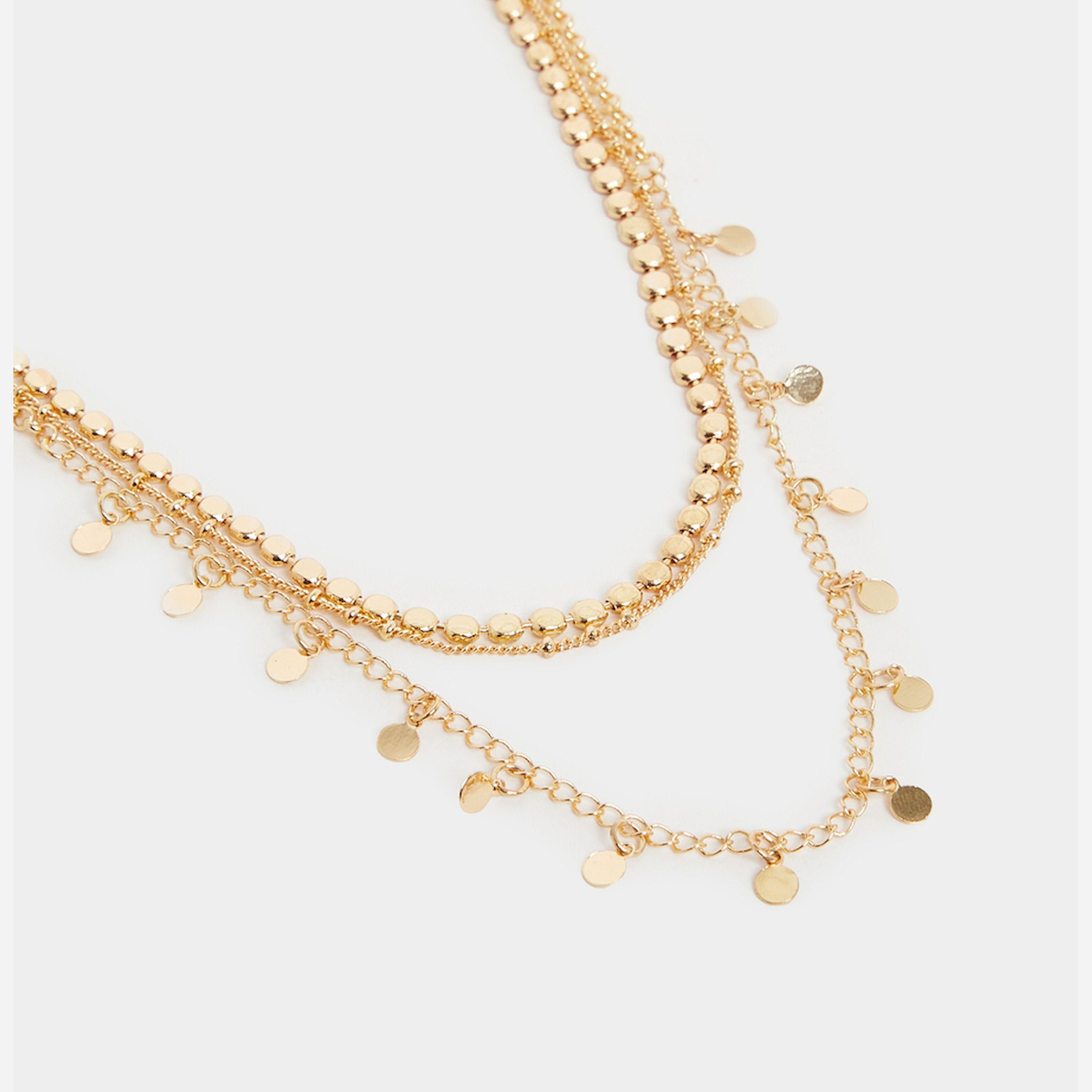 Styli Textured Assorted 3 Layer Necklace-women-watchesandjewellery-jewellery-necklacesandpendants-image-3