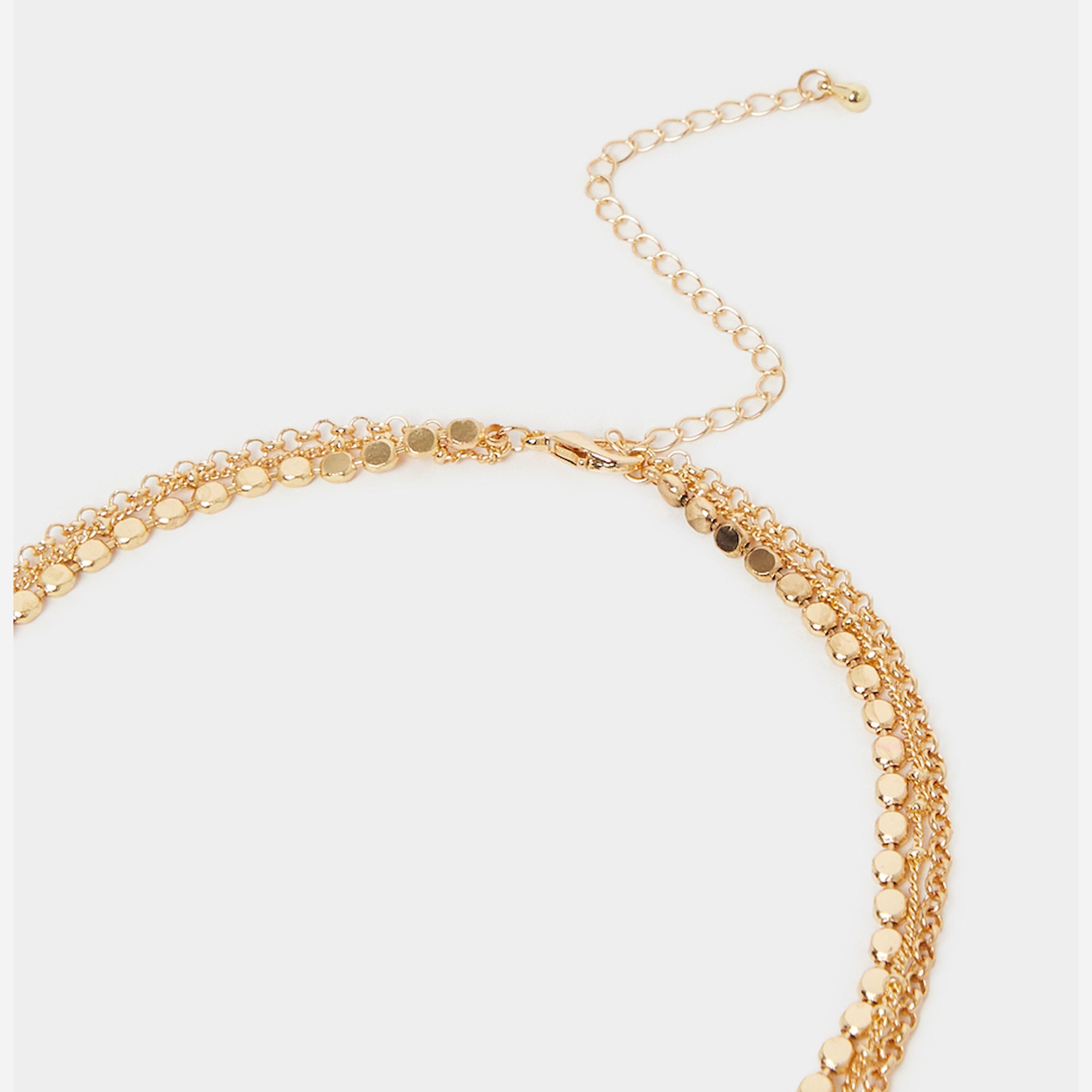 Styli Textured Assorted 3 Layer Necklace-women-watchesandjewellery-jewellery-necklacesandpendants-image-4