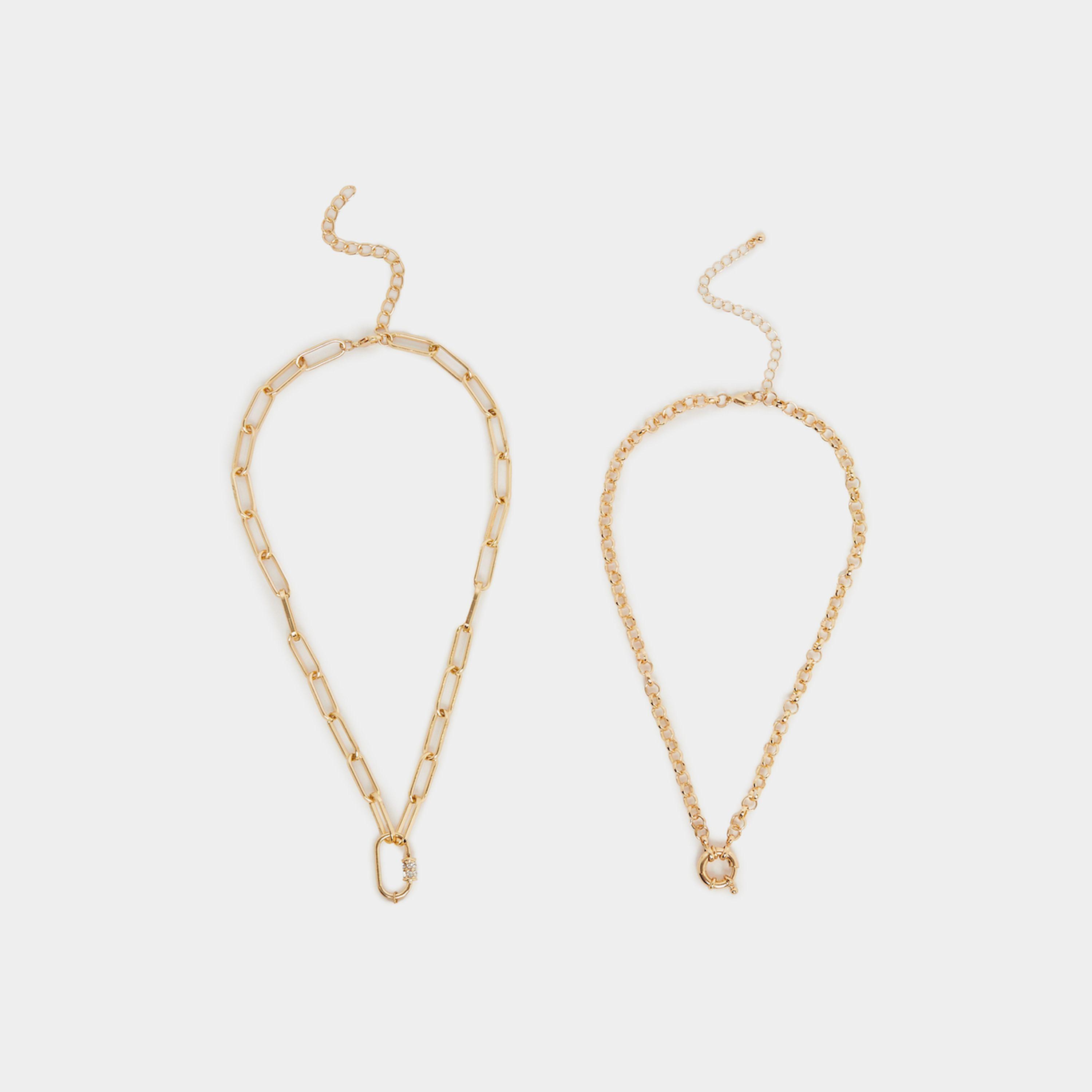Styli Set Of 2 - Embellished Drop Necklace-women-watchesandjewellery-jewellery-necklacesandpendants-image-2