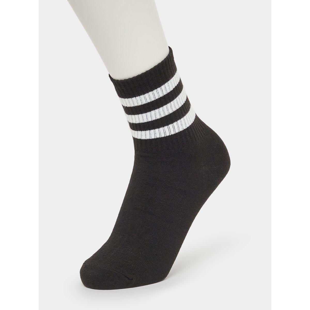 Styli Set of 3 - Striped Cuff Crew Socks-men-socks-image-2