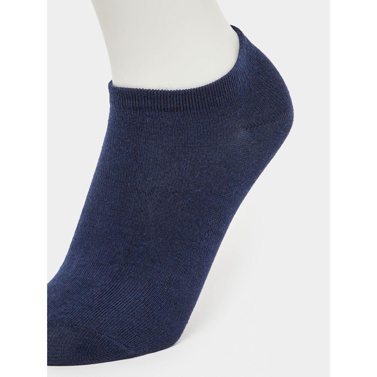 مجموعة من 5 جوارب سادة بطول الكاحل-men-socks-image-11