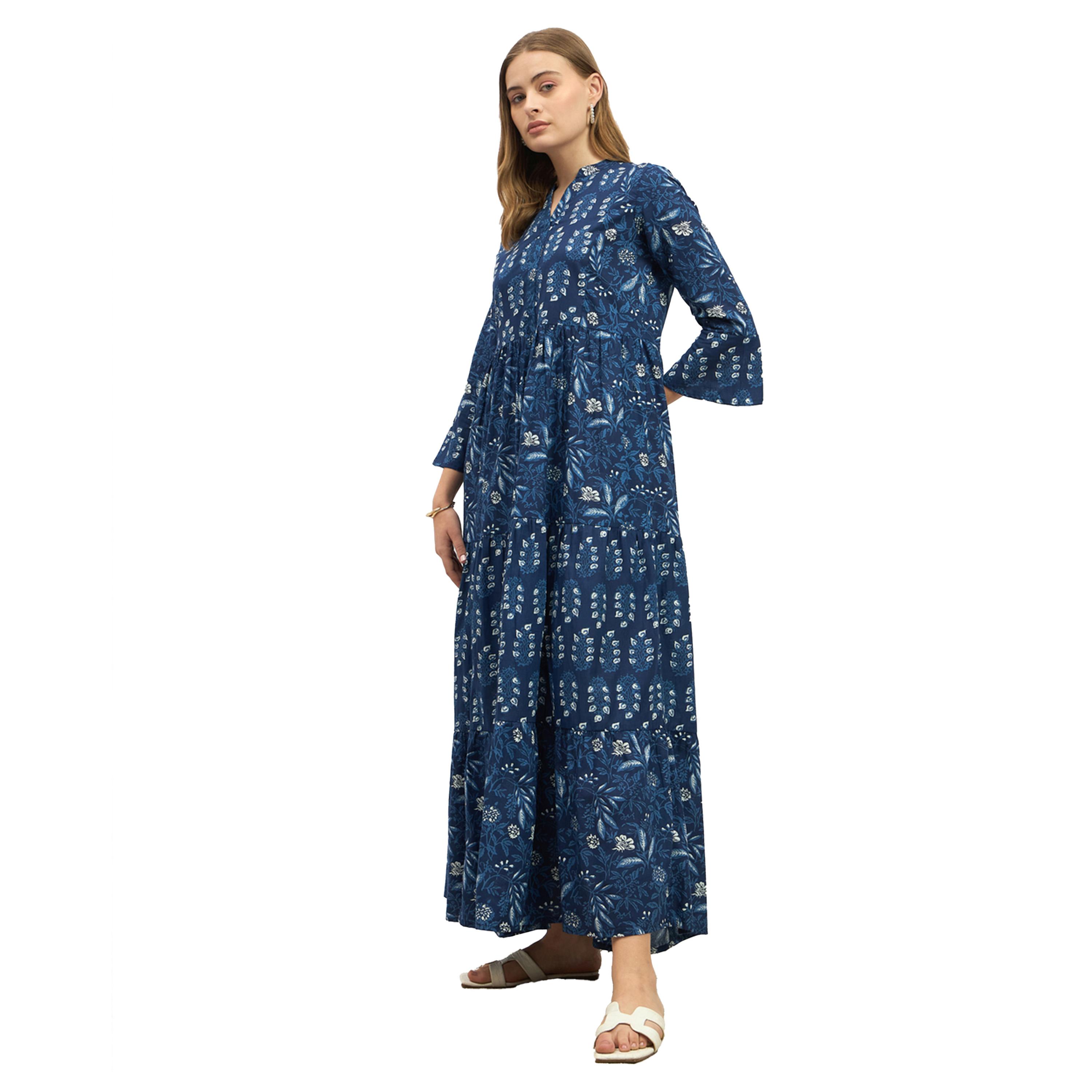 Styli Floral Print Tiered Maxi Dress-women-clothing-dresses-image-3