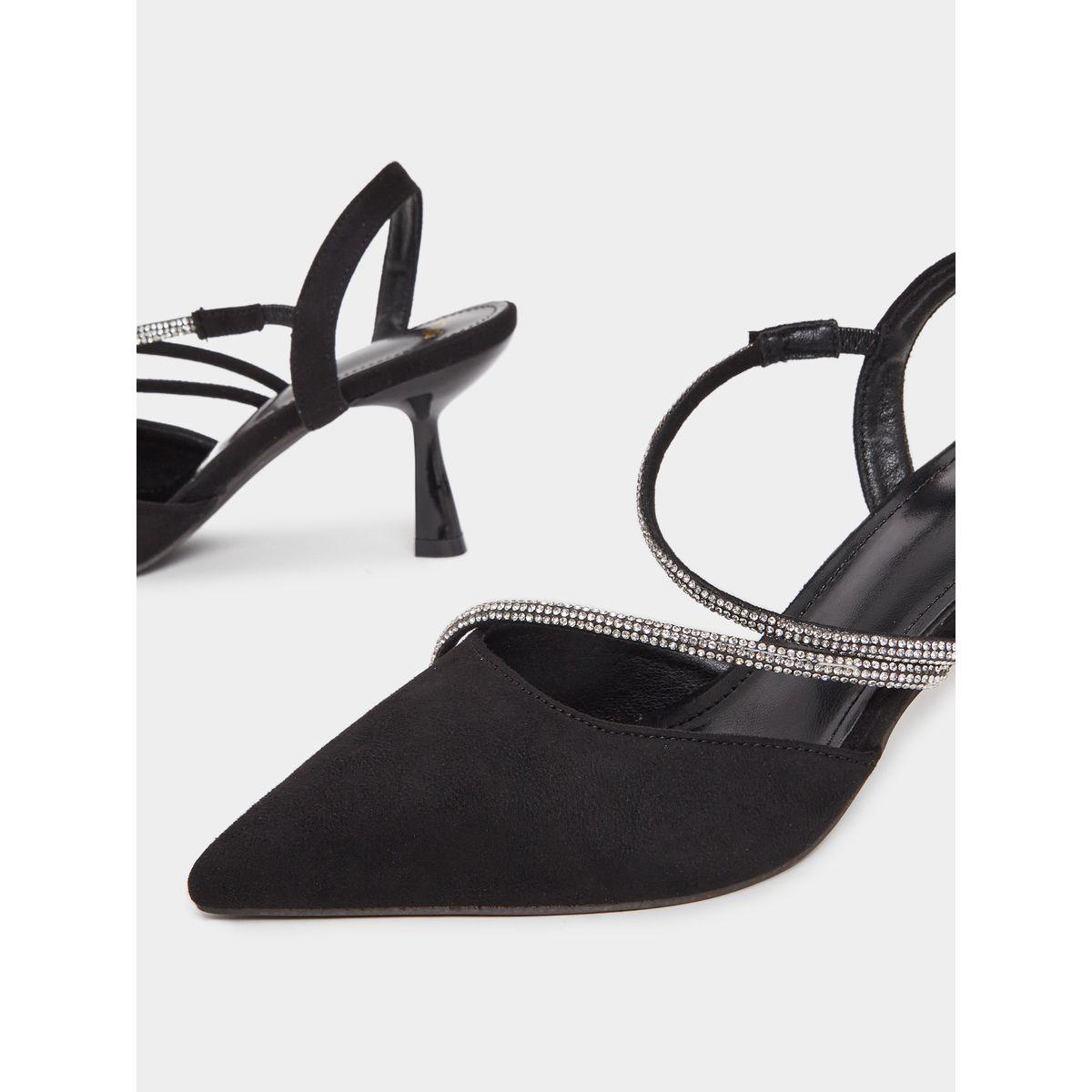 Embellished Asymmetric Strap Pumps-women-shoes-heels-image-3