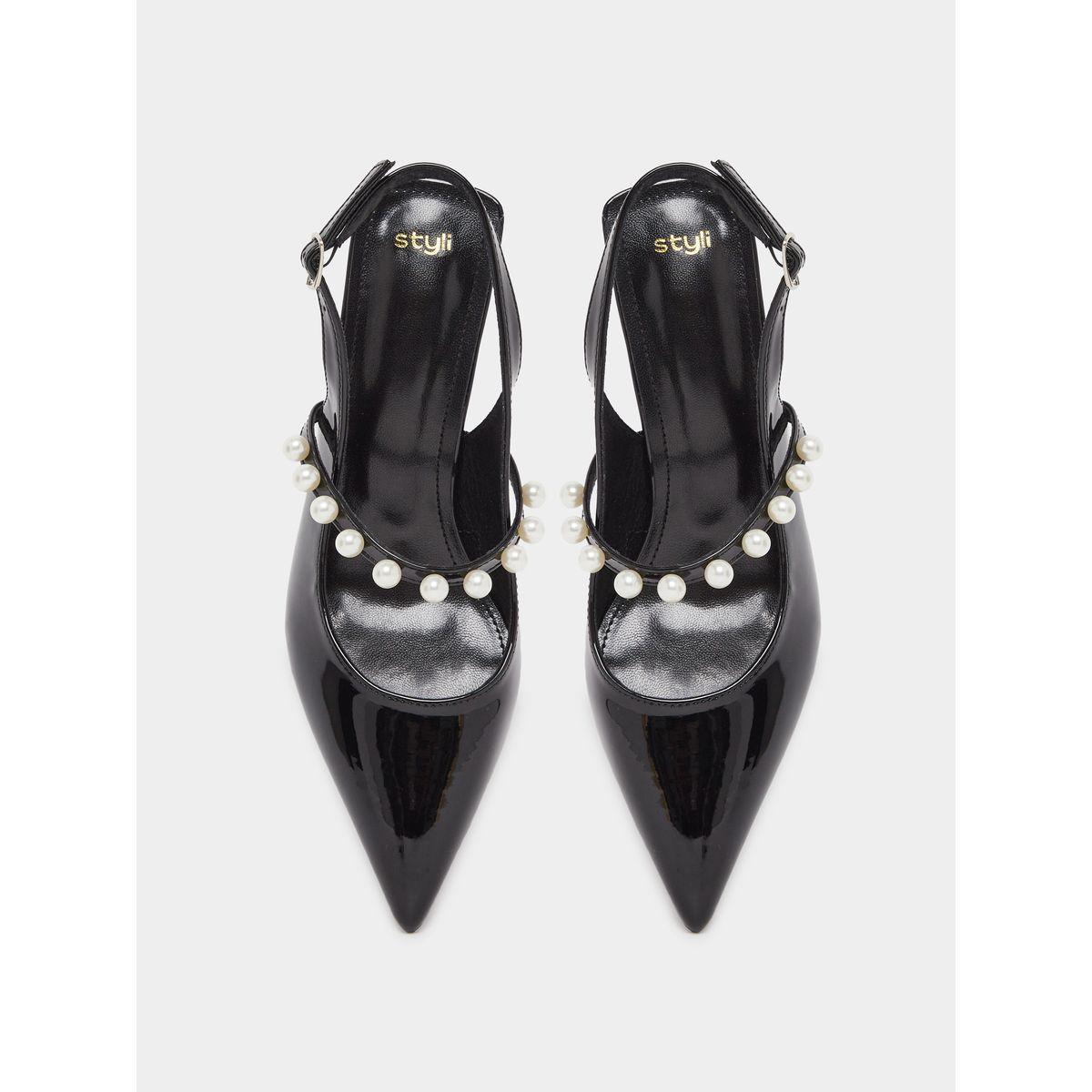 حذاء بامب منمق بلؤلؤ صناعي وسير خلفي-women-shoes-loafersandmoccasins-image-5