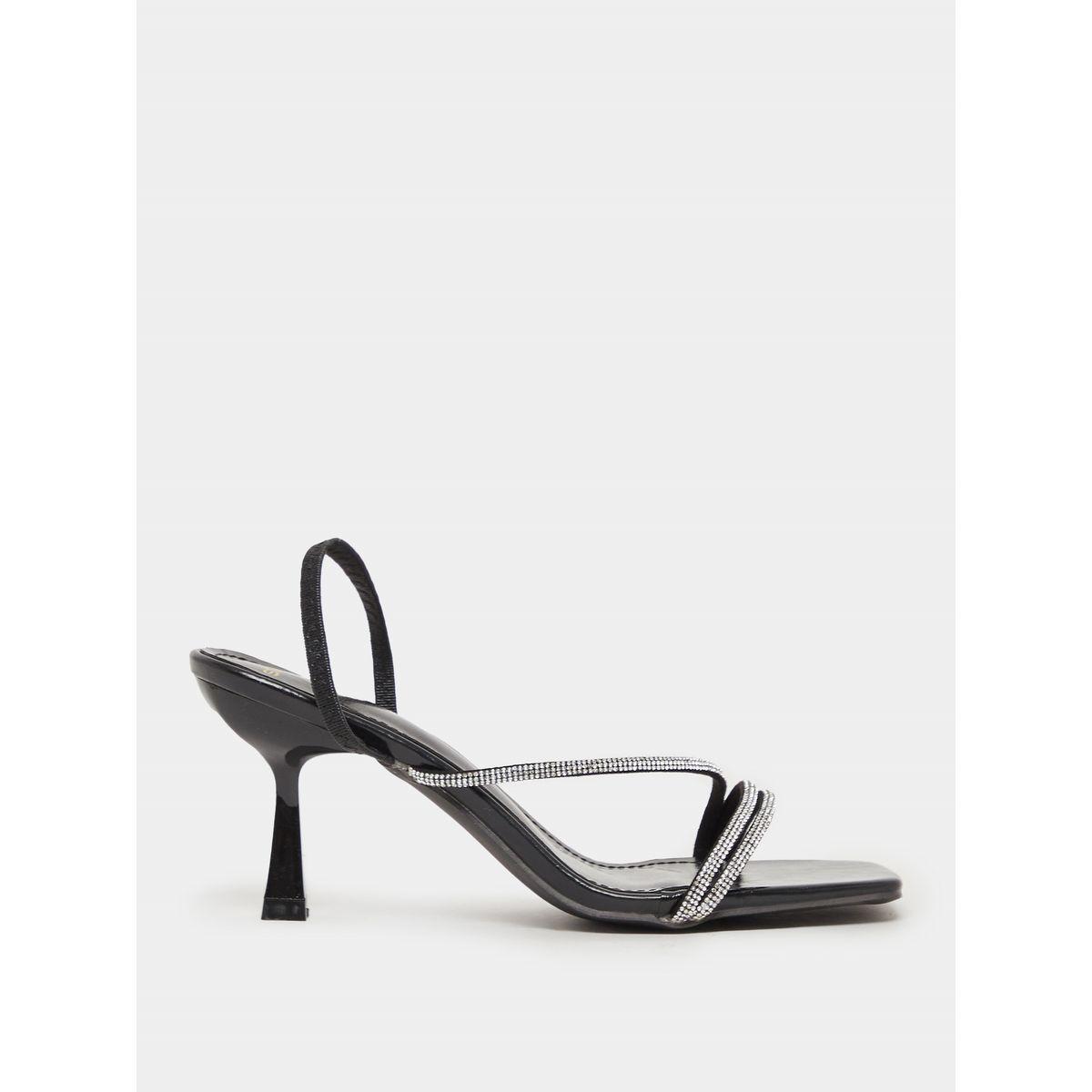 Embellished Slingback Kitten Heel Sandals-women-shoes-heels-image-1