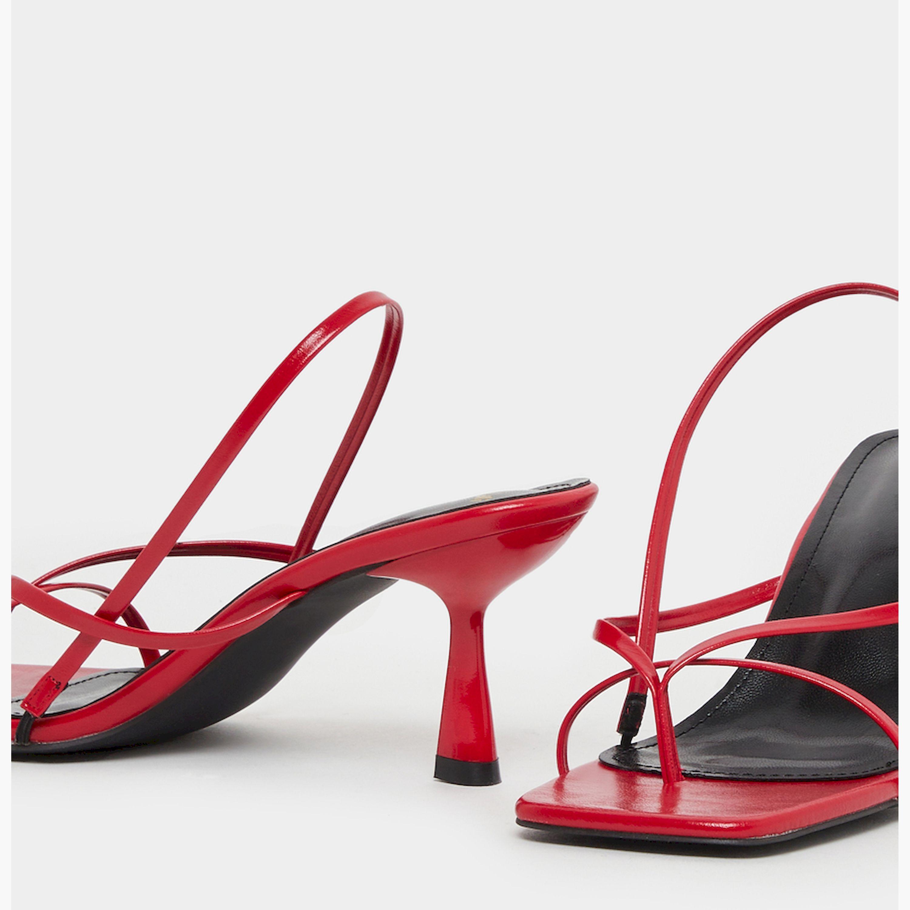 Styli Plain Thong Toe Stiletto Heel Sandals-women-shoes-sandals-heeled-image-3