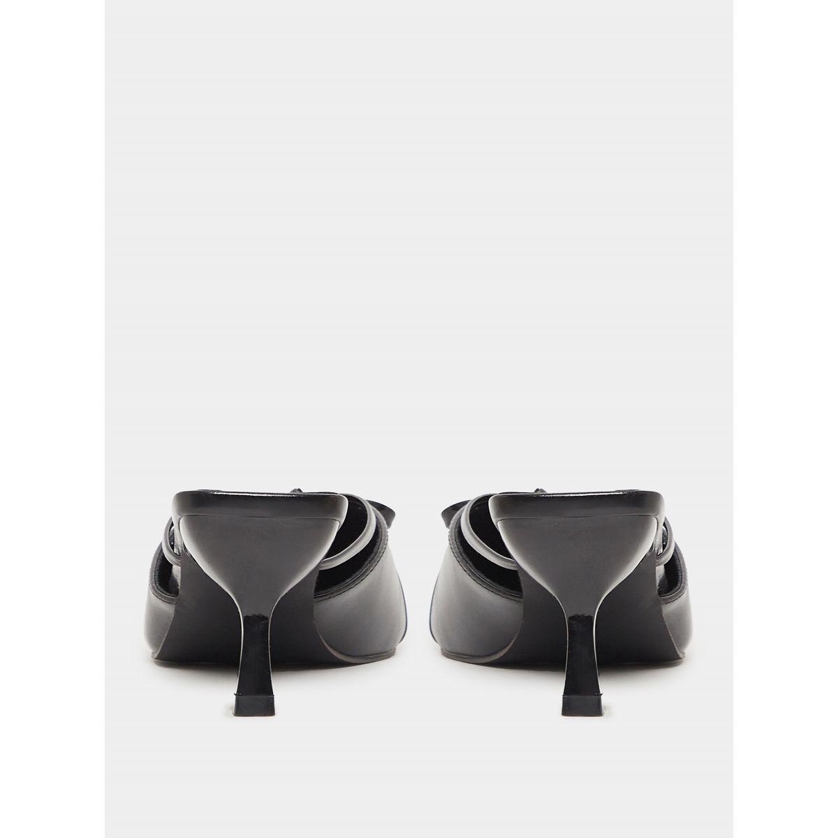 Styli Bow Accent Pointed Toe Stiletto Hell Mules-women-shoes-flats-mules-image-4