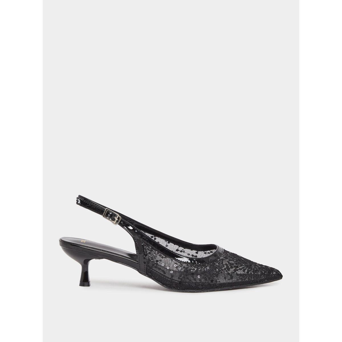 Embroidered Slingback Kitten Heel Pumps-women-shoes-heels-image-1