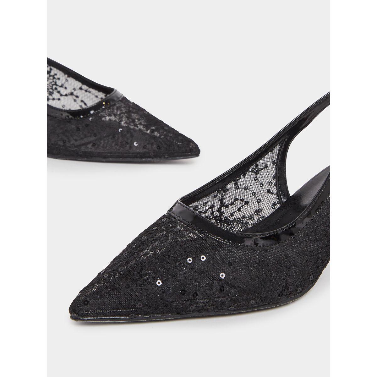 Embroidered Slingback Kitten Heel Pumps-women-shoes-heels-image-3