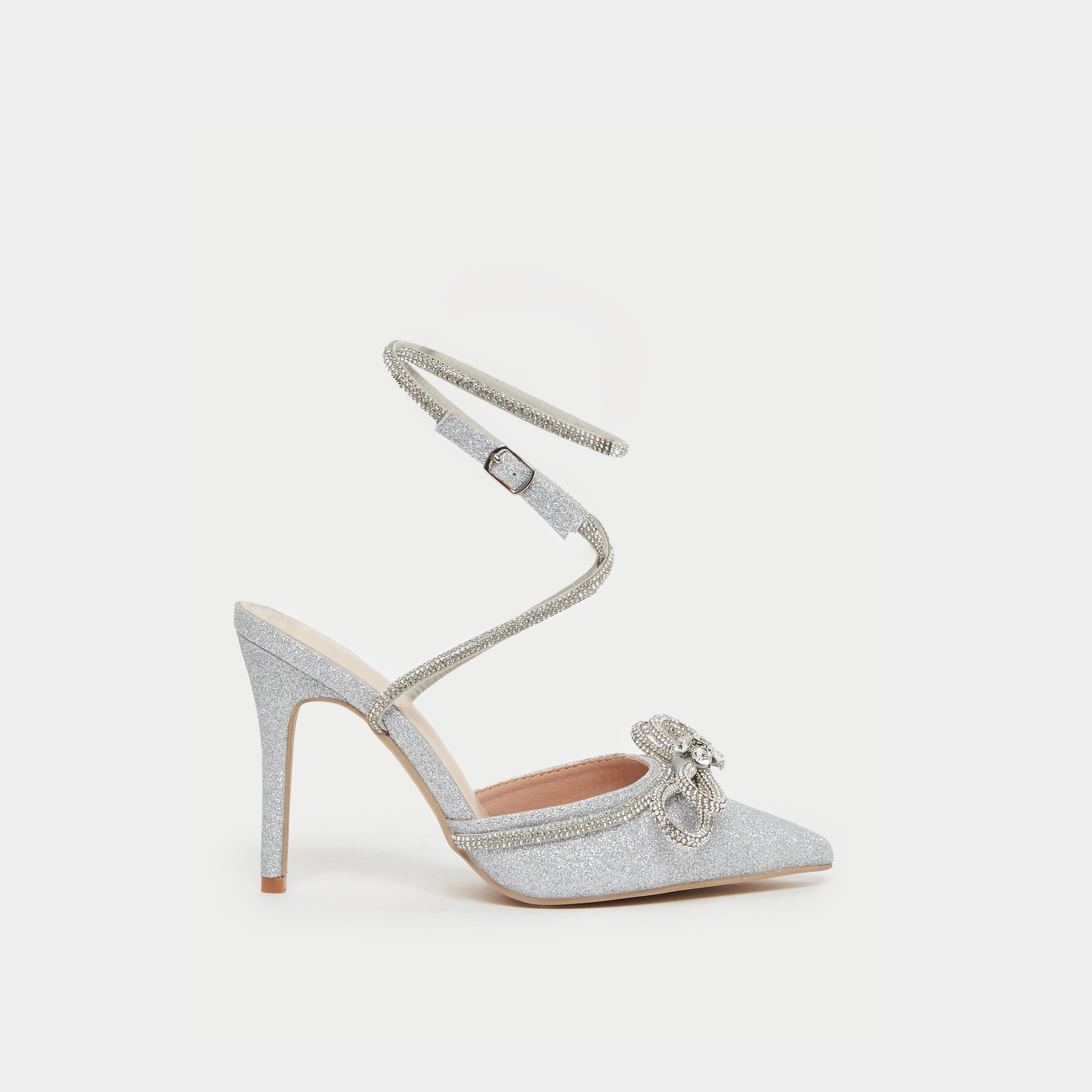 ستايلي - حذاء كعب عالٍ مزين بفيونكة-women-shoes-heels-image-1