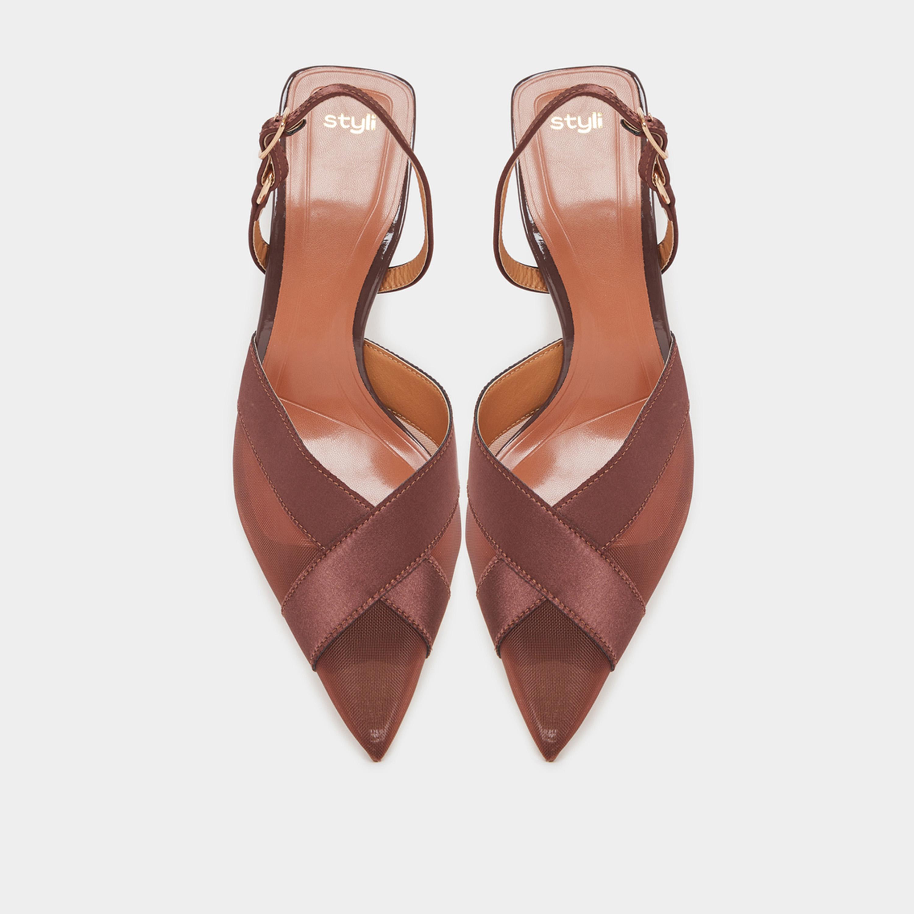 Styli Criss Cross Pointed Toe Back Strap Pumps-women-shoes-heels-image-5