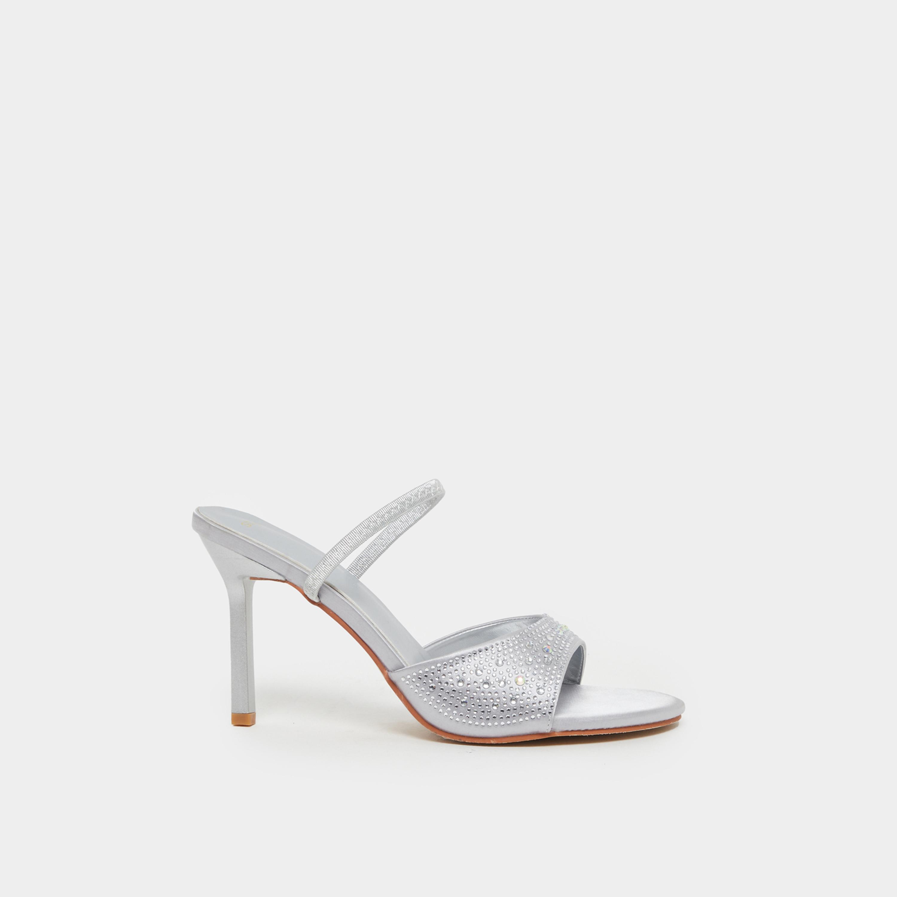 ستايلي - صندل ستيليتو مزين بحزام خلفي-women-shoes-sandals-heeled-image-1