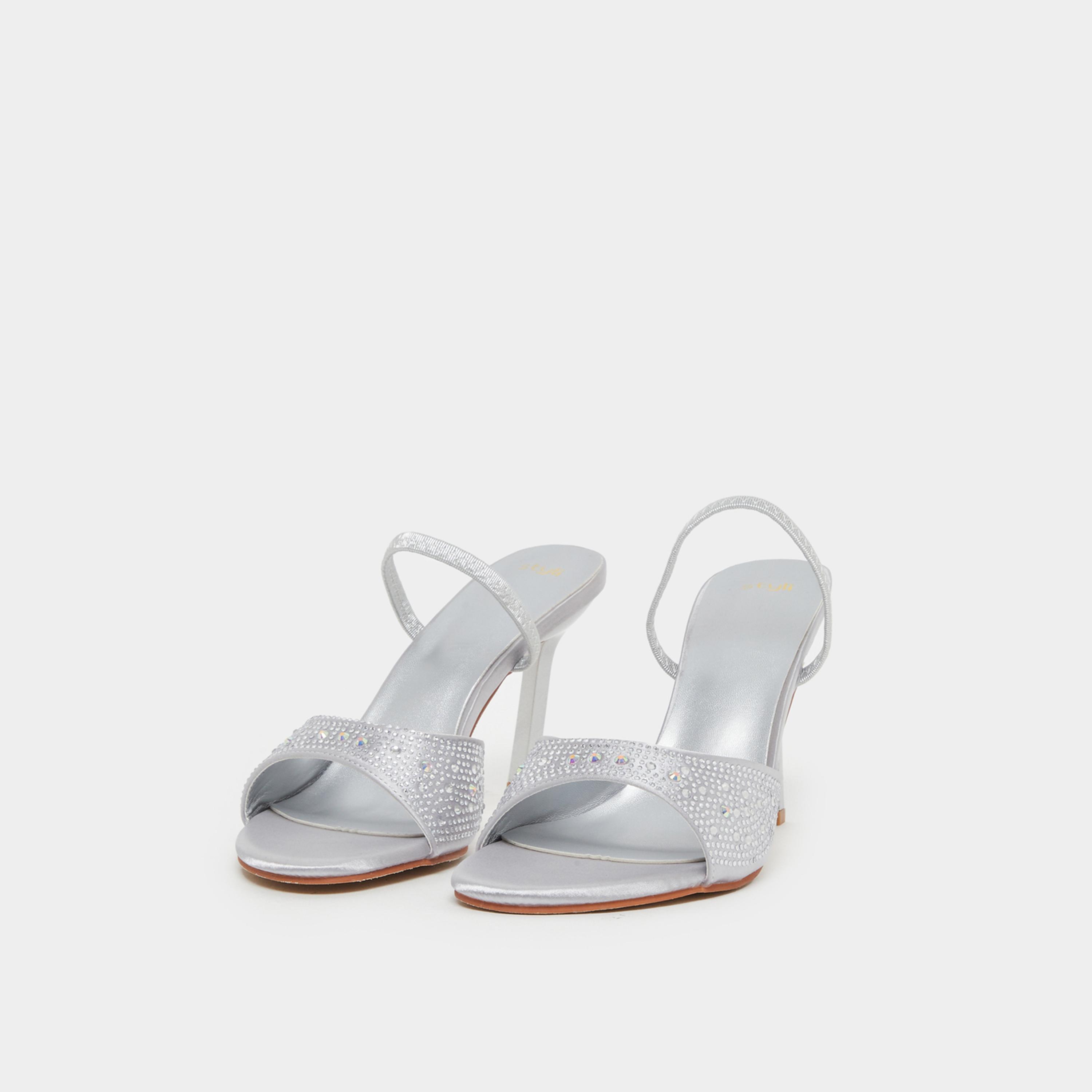 Styli Embellished Back Strap Stiletto Heel Sandals-women-shoes-sandals-heeled-image-2