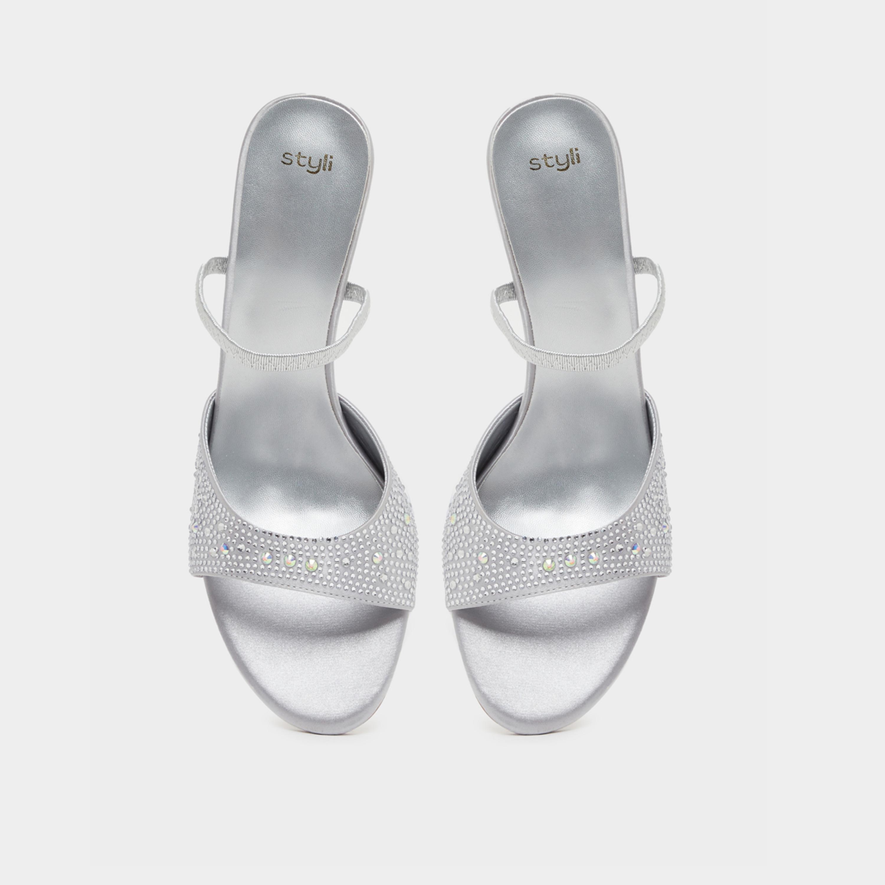 ستايلي - صندل ستيليتو مزين بحزام خلفي-women-shoes-sandals-heeled-image-5