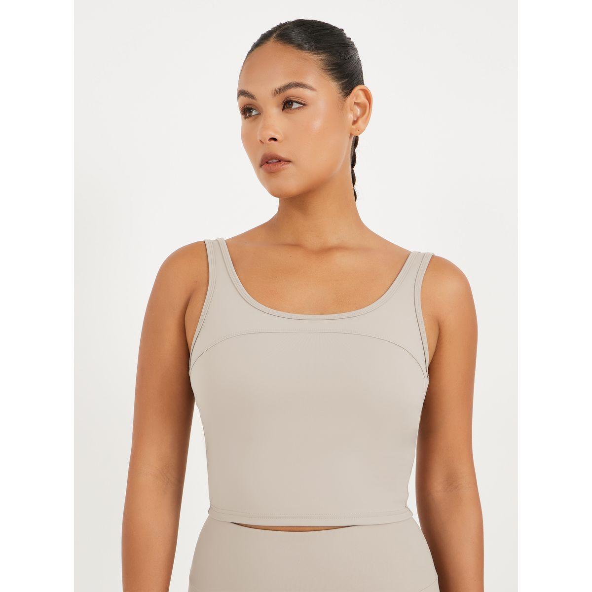 Styli Gymspire Edition - Label Cross Back Longline Sports Bra-sports-women-clothing-tshirtsandvests-image-1