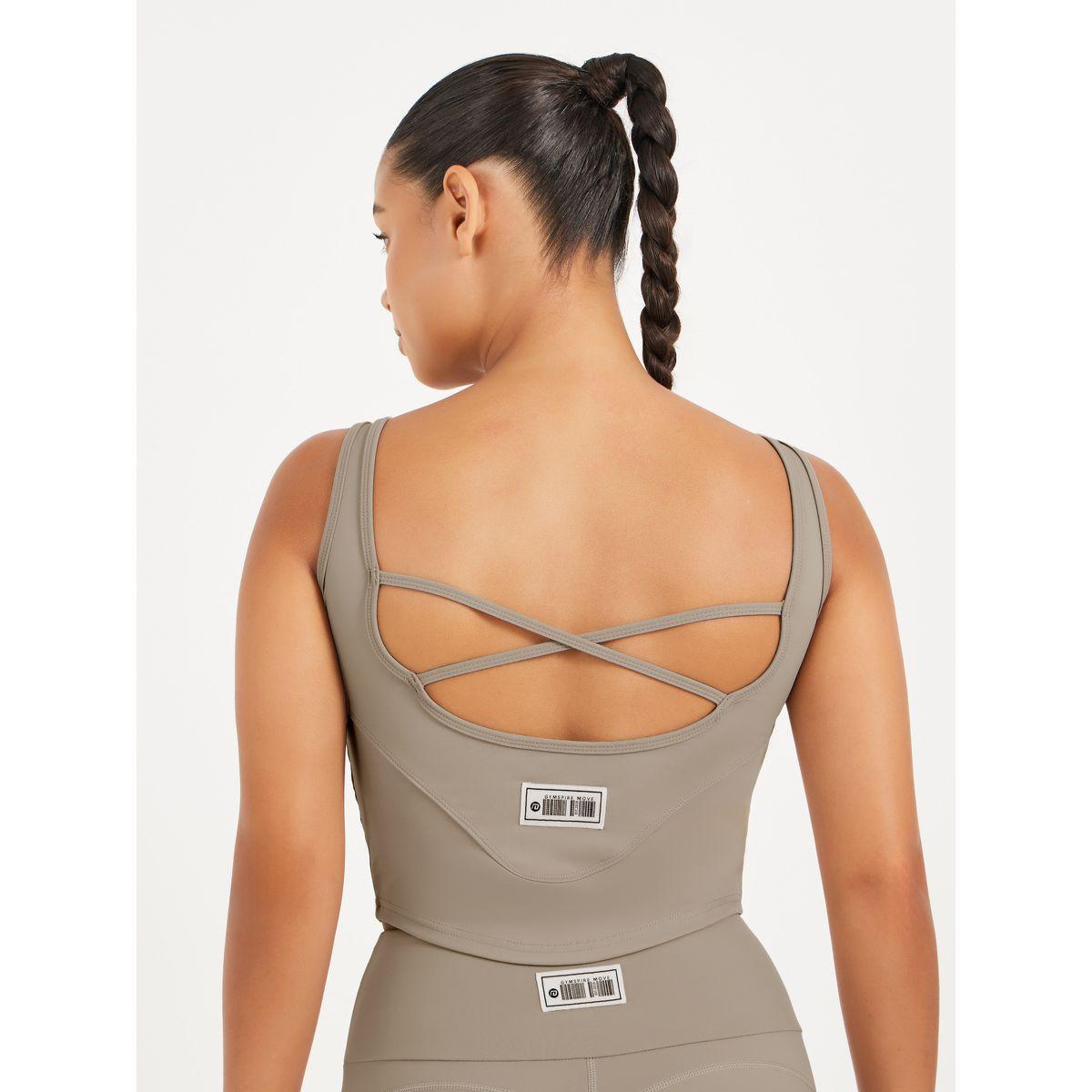 Styli Gymspire Edition - Label Cross Back Longline Sports Bra-sports-women-clothing-tshirtsandvests-image-5