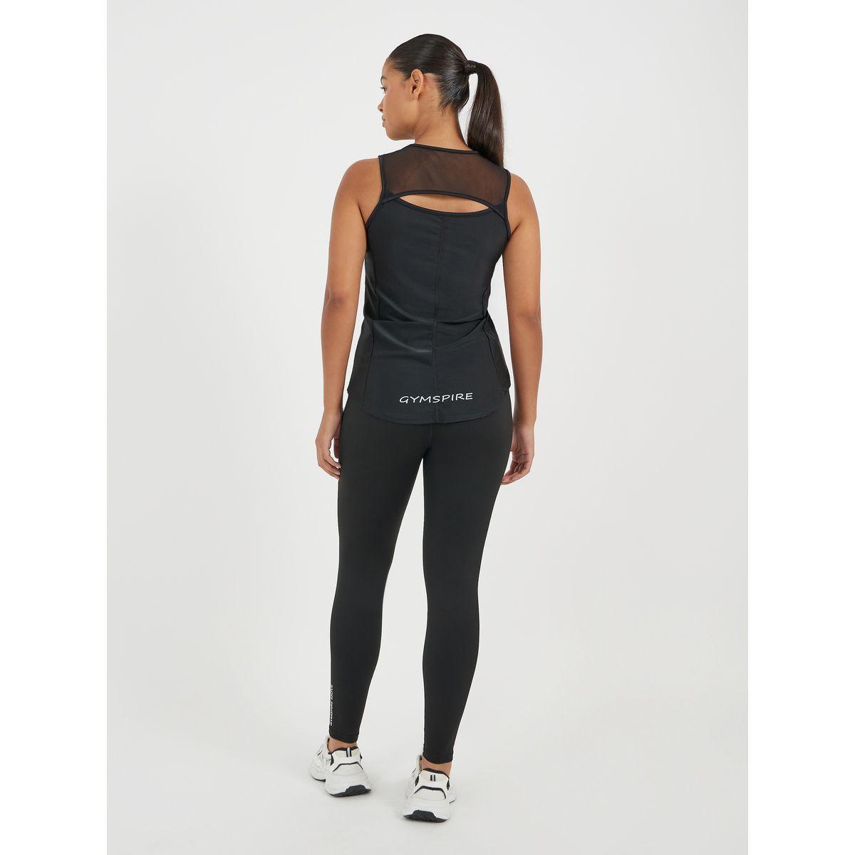 Gymspire Edition - Label Back Mesh Insert Tank Top-sports-women-clothing-tshirtsandvests-image-5