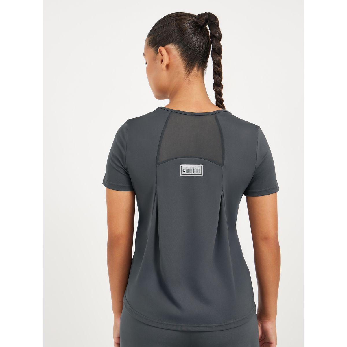 Styli Gymspire Edition - Label Text Print Mesh Insert Short Sleeve Top-women-clothing-sportswearandactivewear-tshirtsandvests-image-5