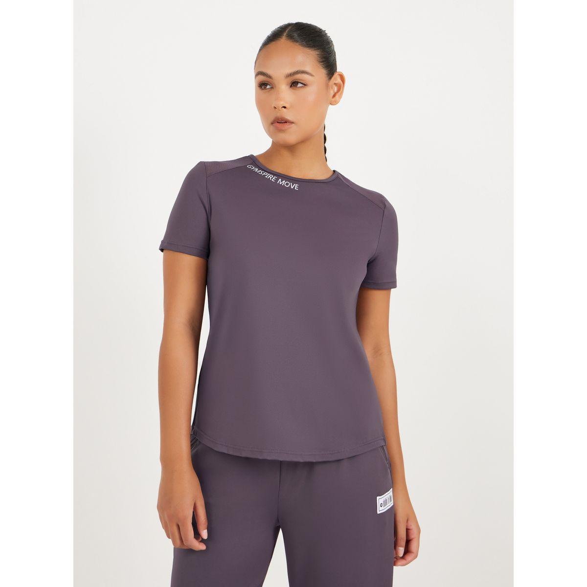 Styli Gymspire Edition - Label Text Print Mesh Insert Short Sleeve Top-men-clothing-sportswearandactivewear-tshirtsandpolos-image-1