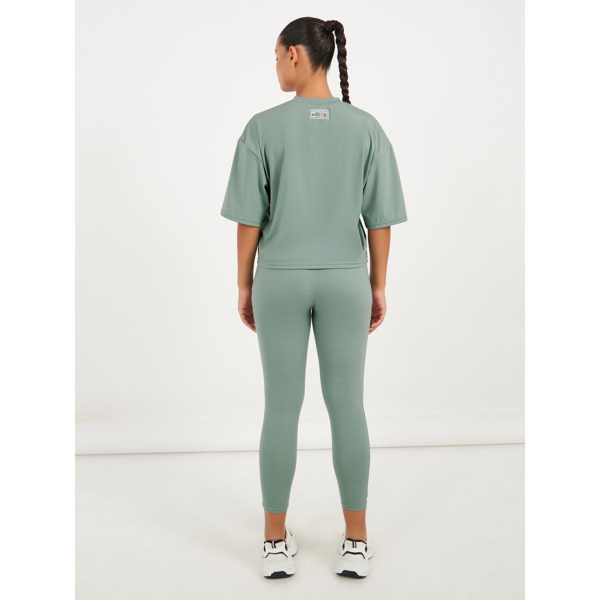 ليقنز بطول 7/8 وخصر مزموم مزين بشارة-women-clothing-sportswearandactivewear-bottoms-joggersandtrackpants-image-6