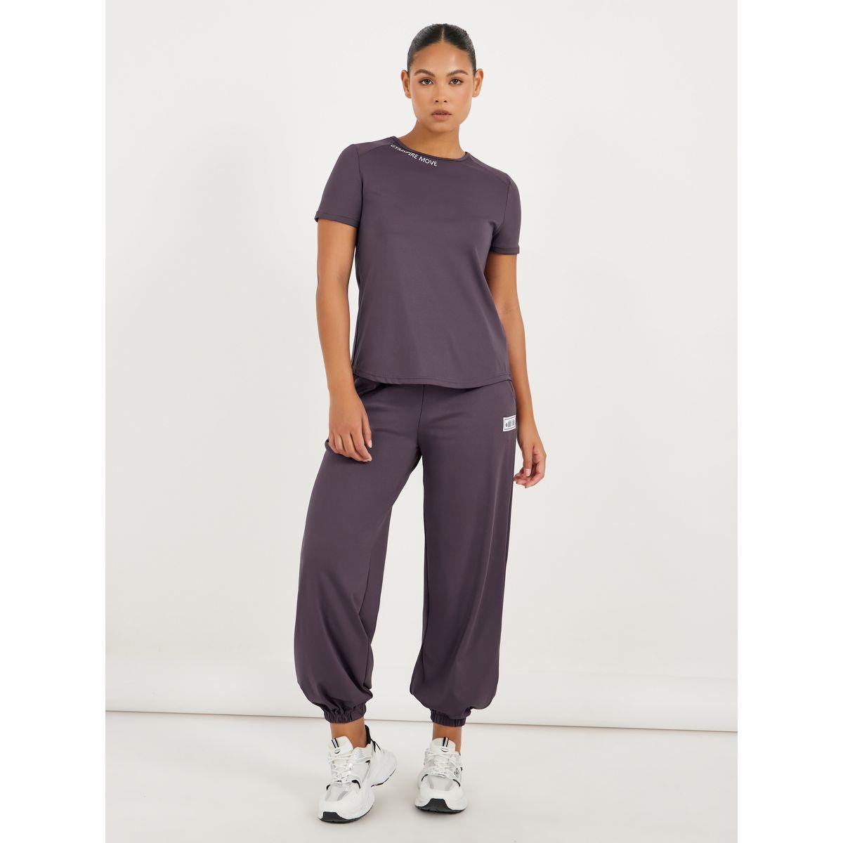 Styli Gymspire Edition - Label Dual Pocket Drawstring Joggers-women-clothing-sportswearandactivewear-bottoms-image-1