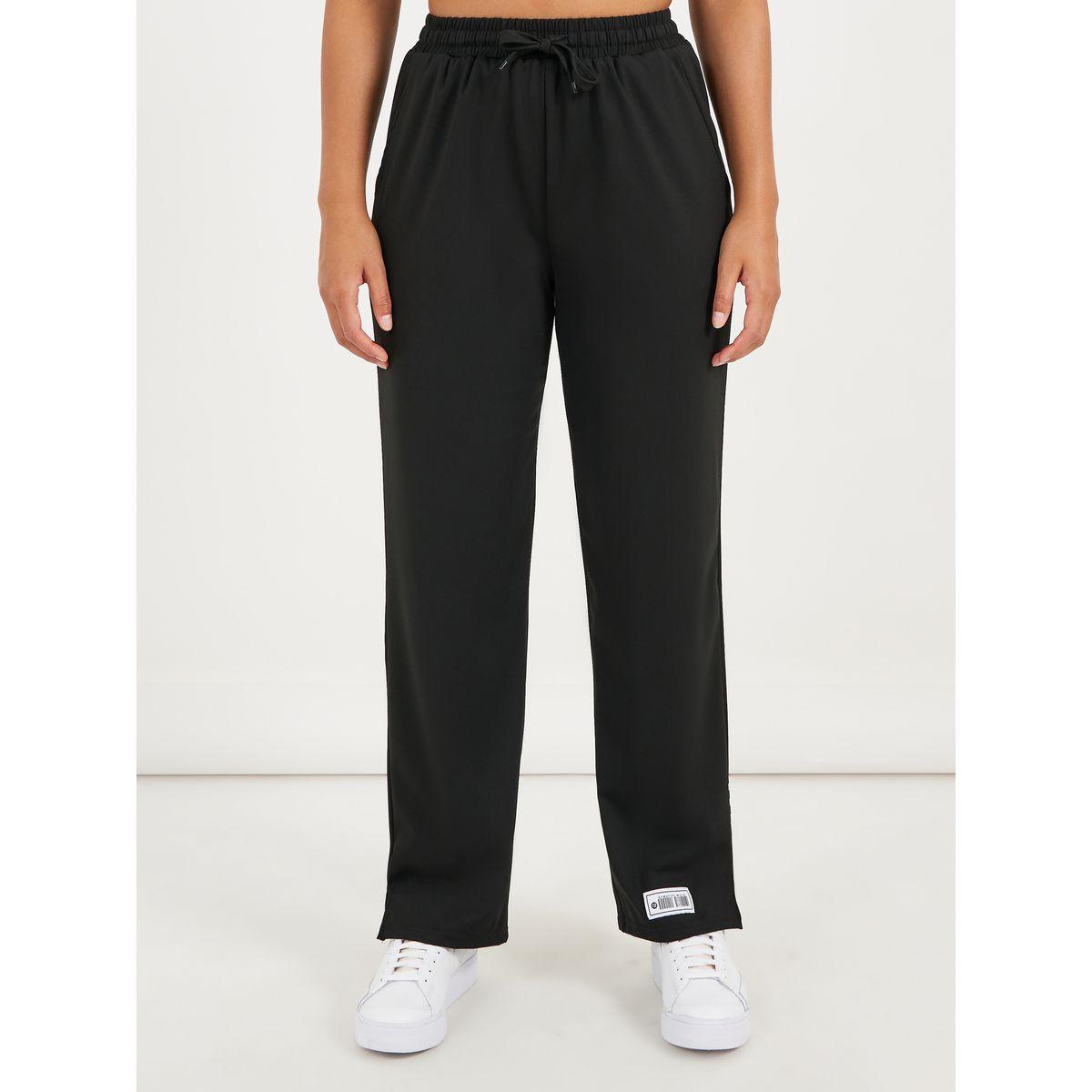 بنطال بأرجل مستقيمة وأشرطة جانبية عاكسة للإضاءة-women-clothing-sportswearandactivewear-bottoms-joggersandtrackpants-image-2