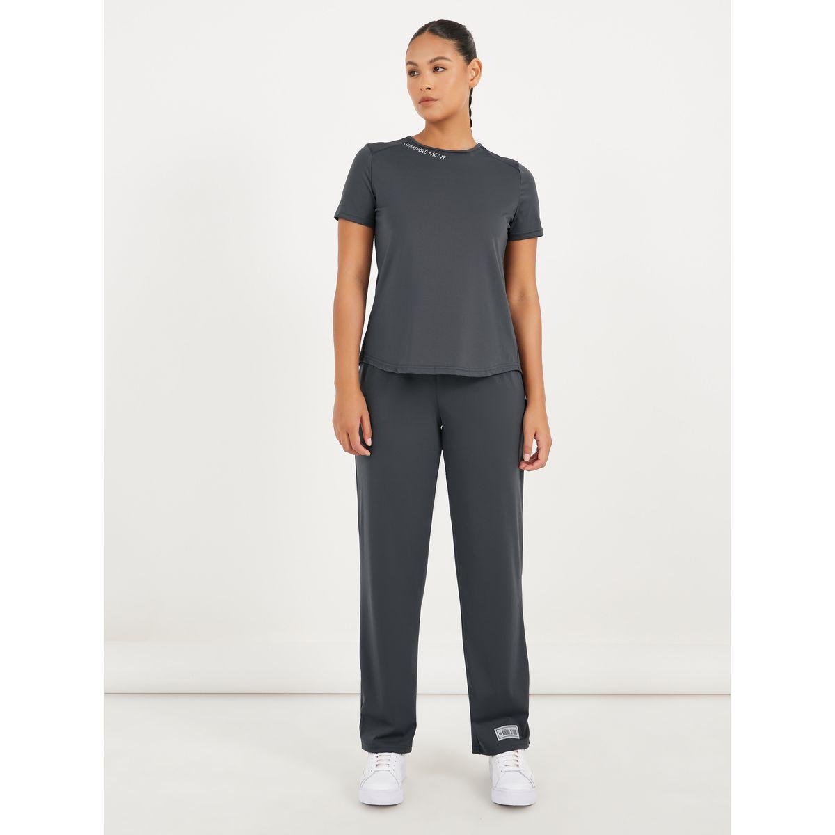 بنطال بأرجل مستقيمة وأشرطة جانبية عاكسة للإضاءة-women-clothing-sportswearandactivewear-bottoms-joggersandtrackpants-image-1