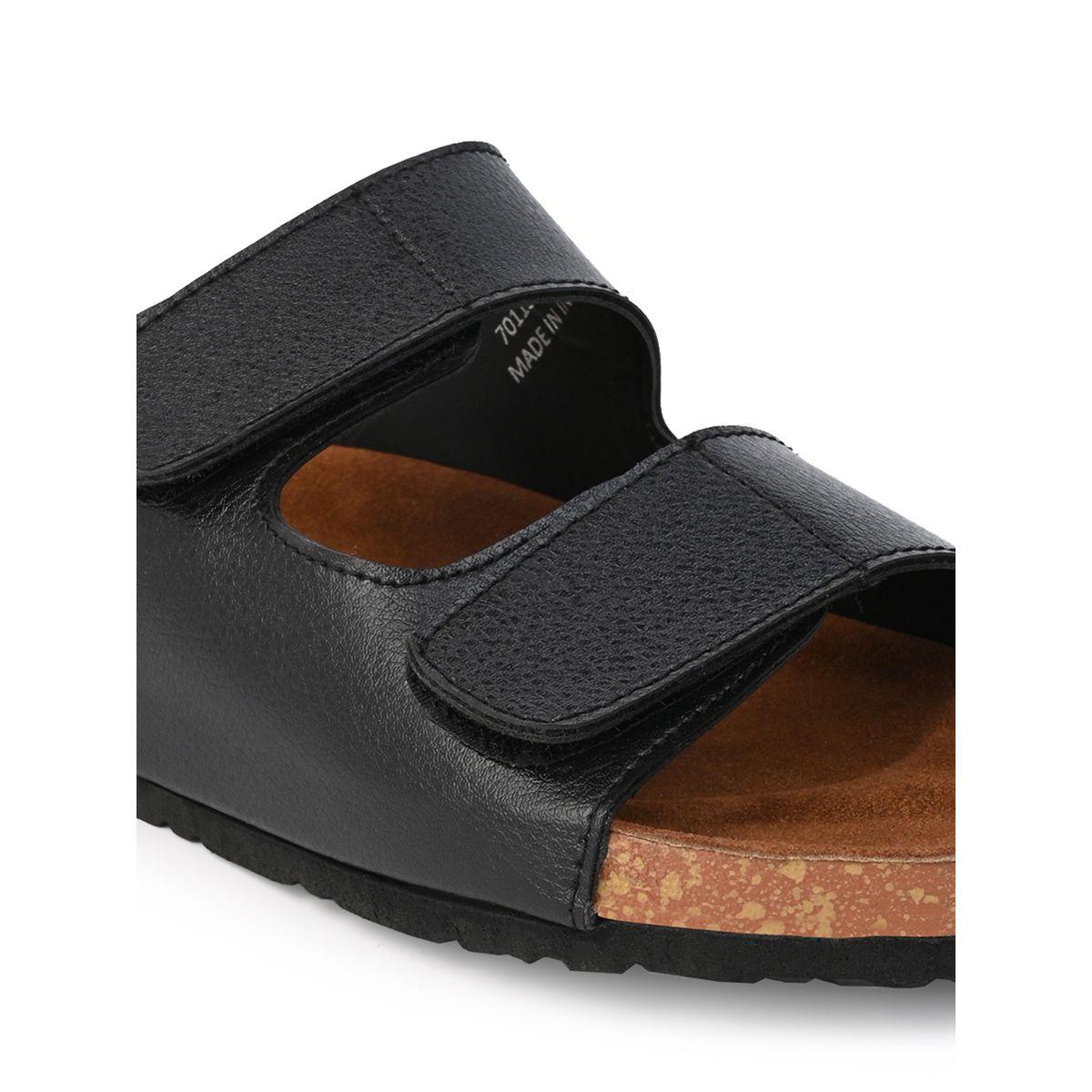 Styli Solid Double Strap Slip-On Sandals-men-shoes-sandals-image-7