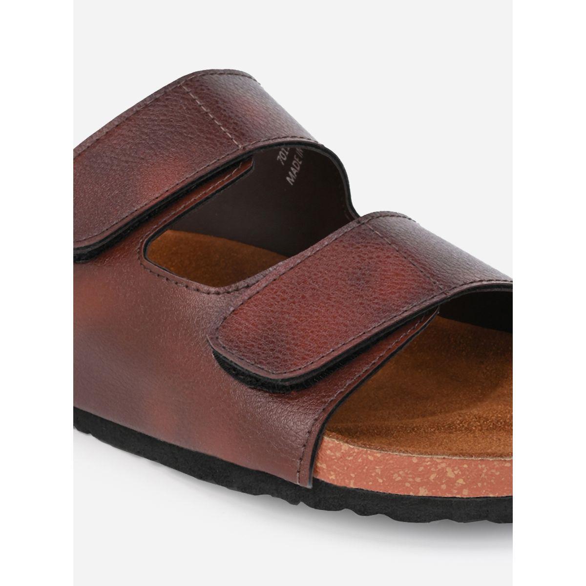 Styli Solid Double Strap Slip-On Sandals-men-shoes-sandals-image-7