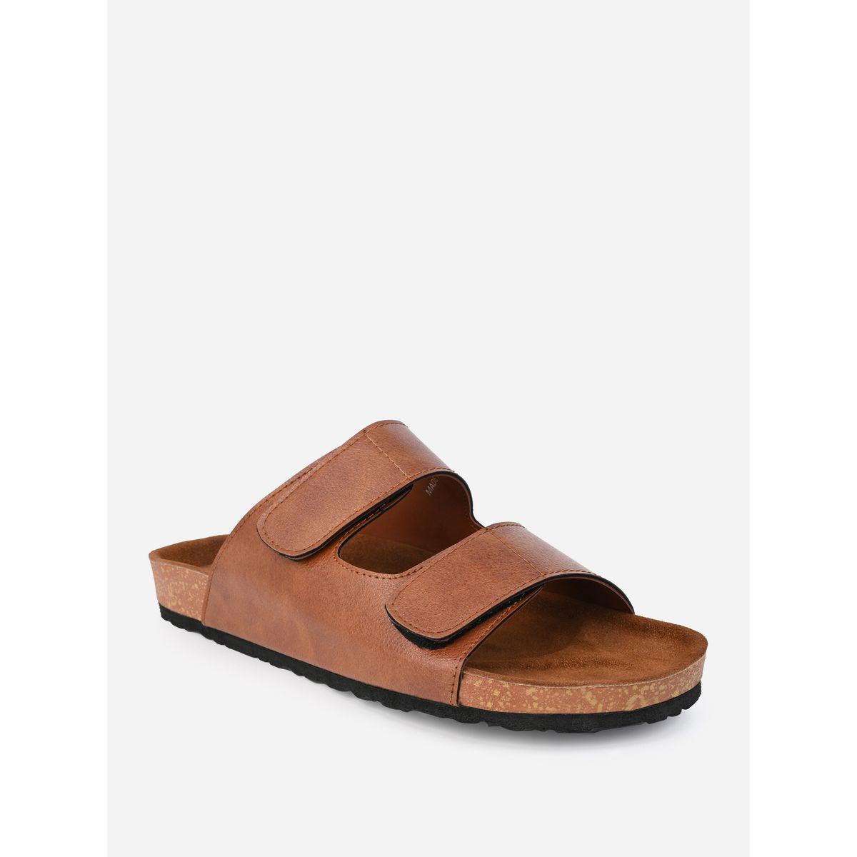 صندل سادة بسيور مزدوجة وسهل الارتداء-men-shoes-sandals-image-4