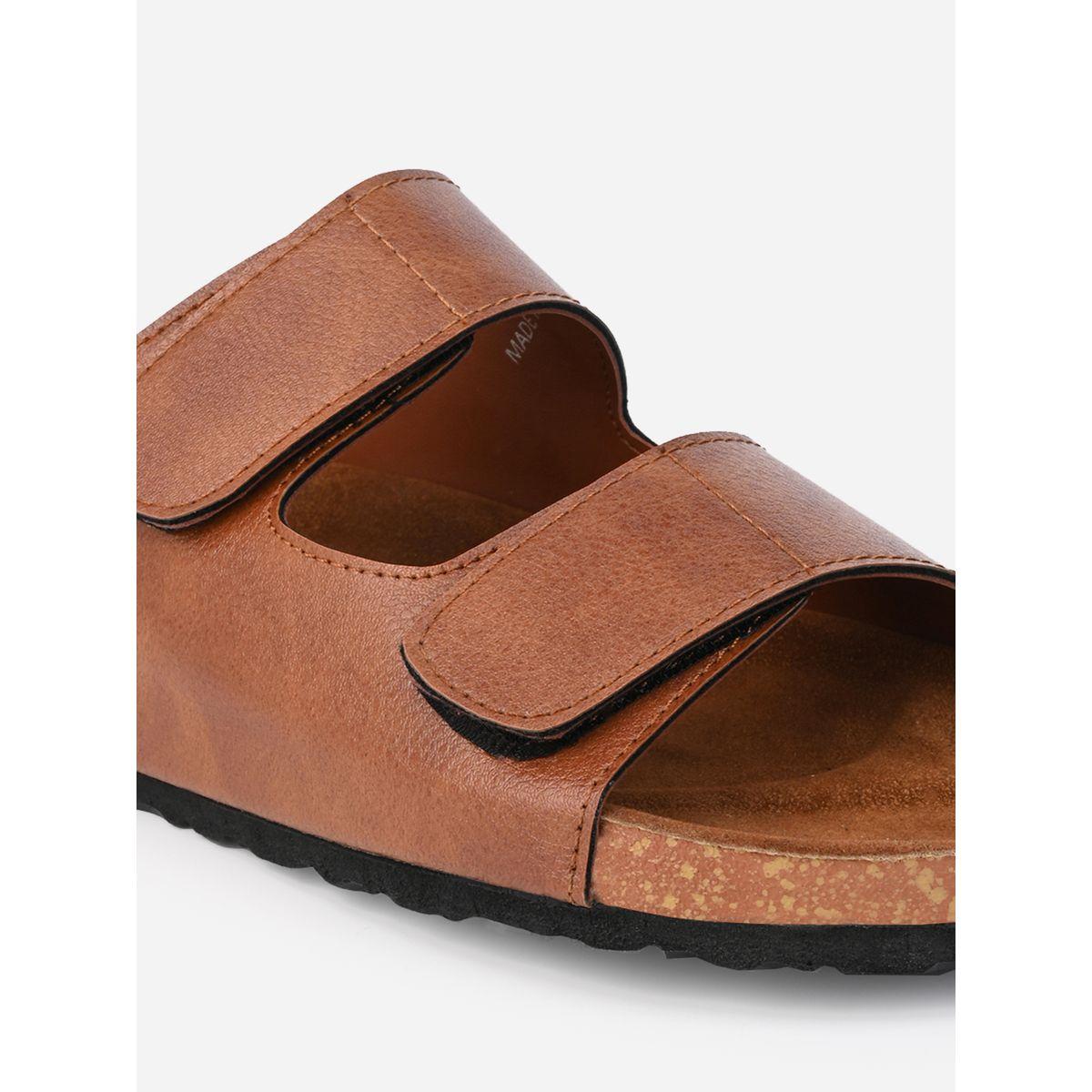 Styli Solid Double Strap Slip-On Sandals-men-shoes-sandals-image-7