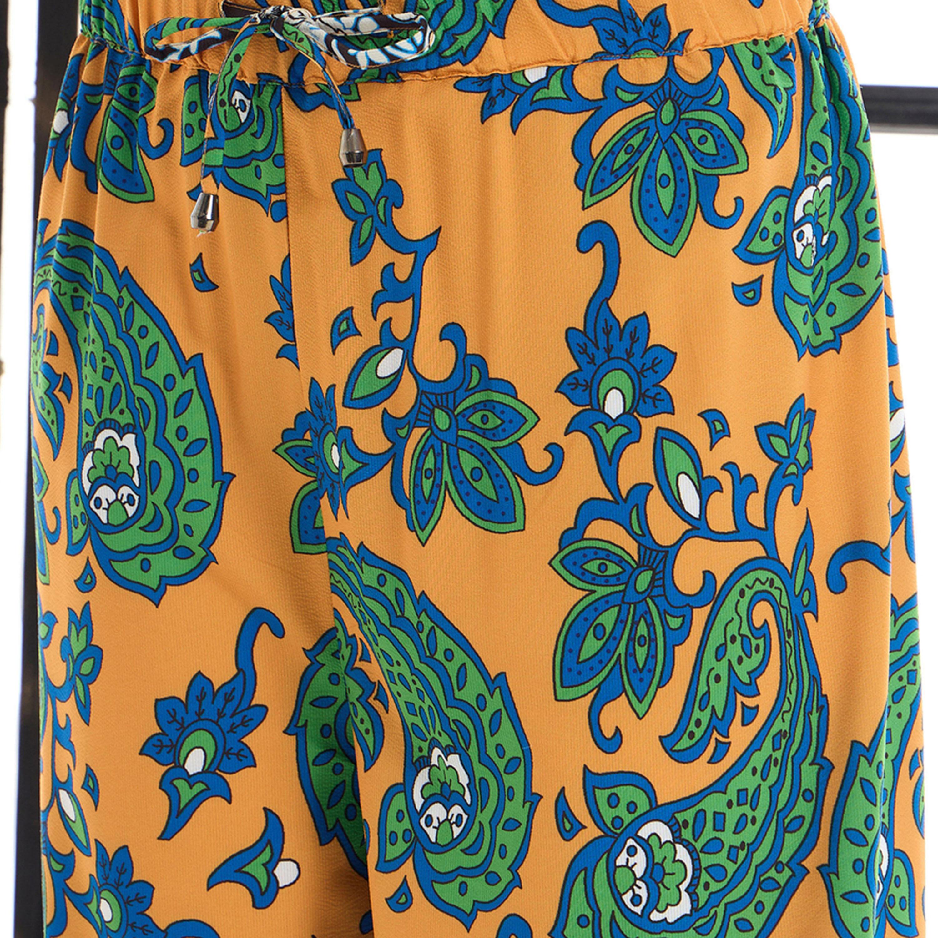 Sassafras X Styli  Paisley Print Shirt & Straight Leg Pants Co-Ords-women-clothing-coordsets-image-5