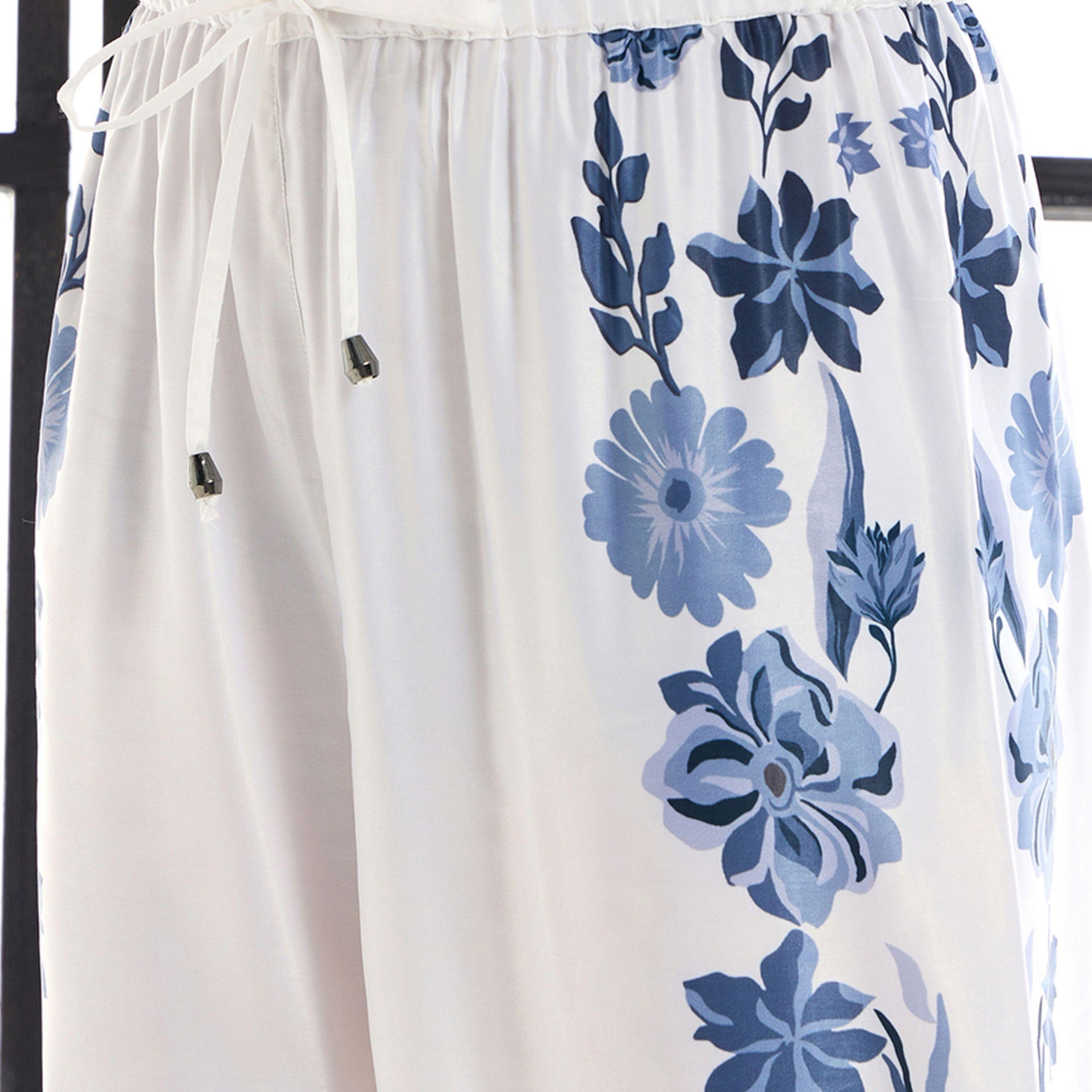 Sassafras X Styli  Floral Printed Shirt & Straight Leg Pants Co-Ords-women-clothing-coordsets-image-4