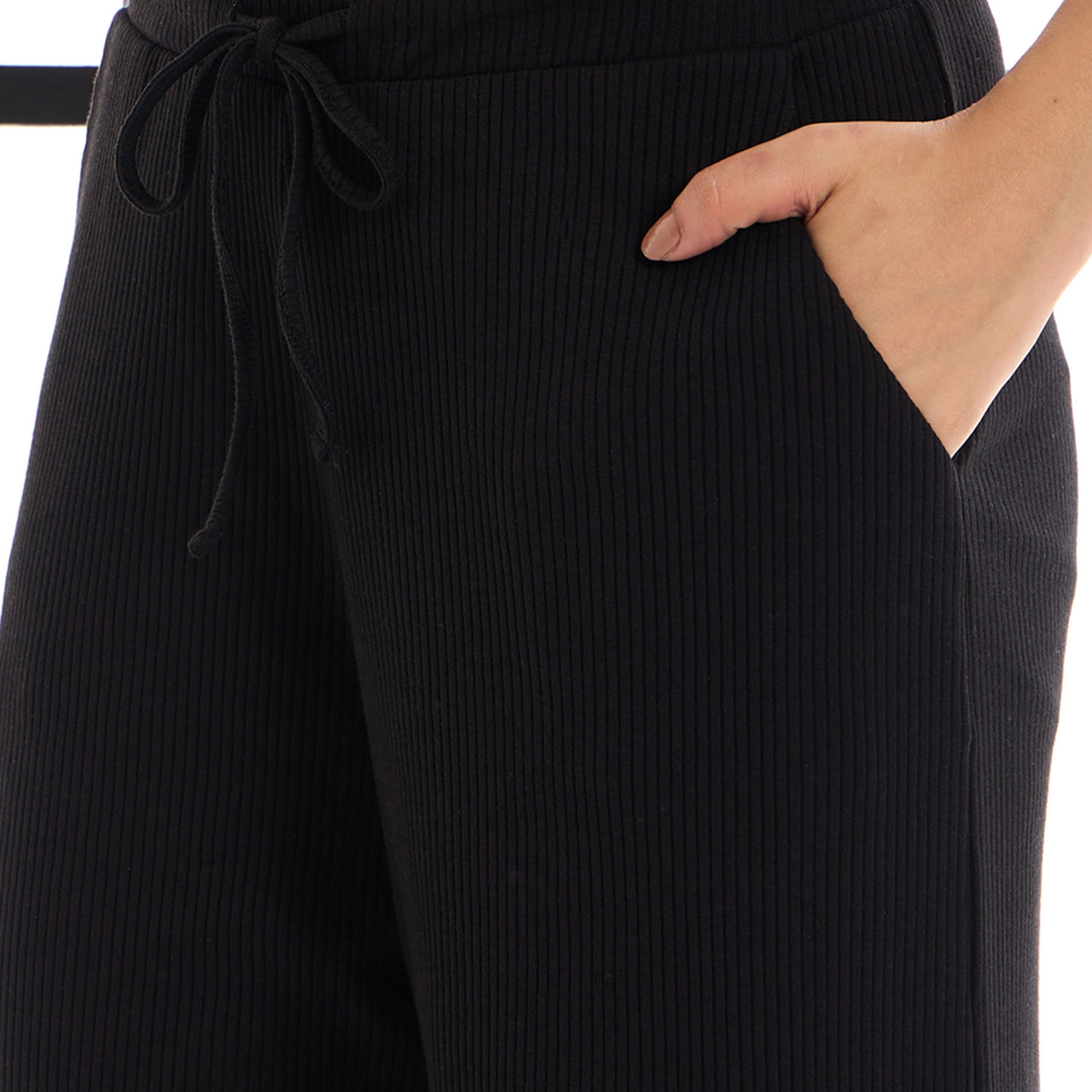 طقم منسق من بنطال وشراج مضلع بأزرار ساسافراس × ستايلي-women-clothing-coordsets-image-5