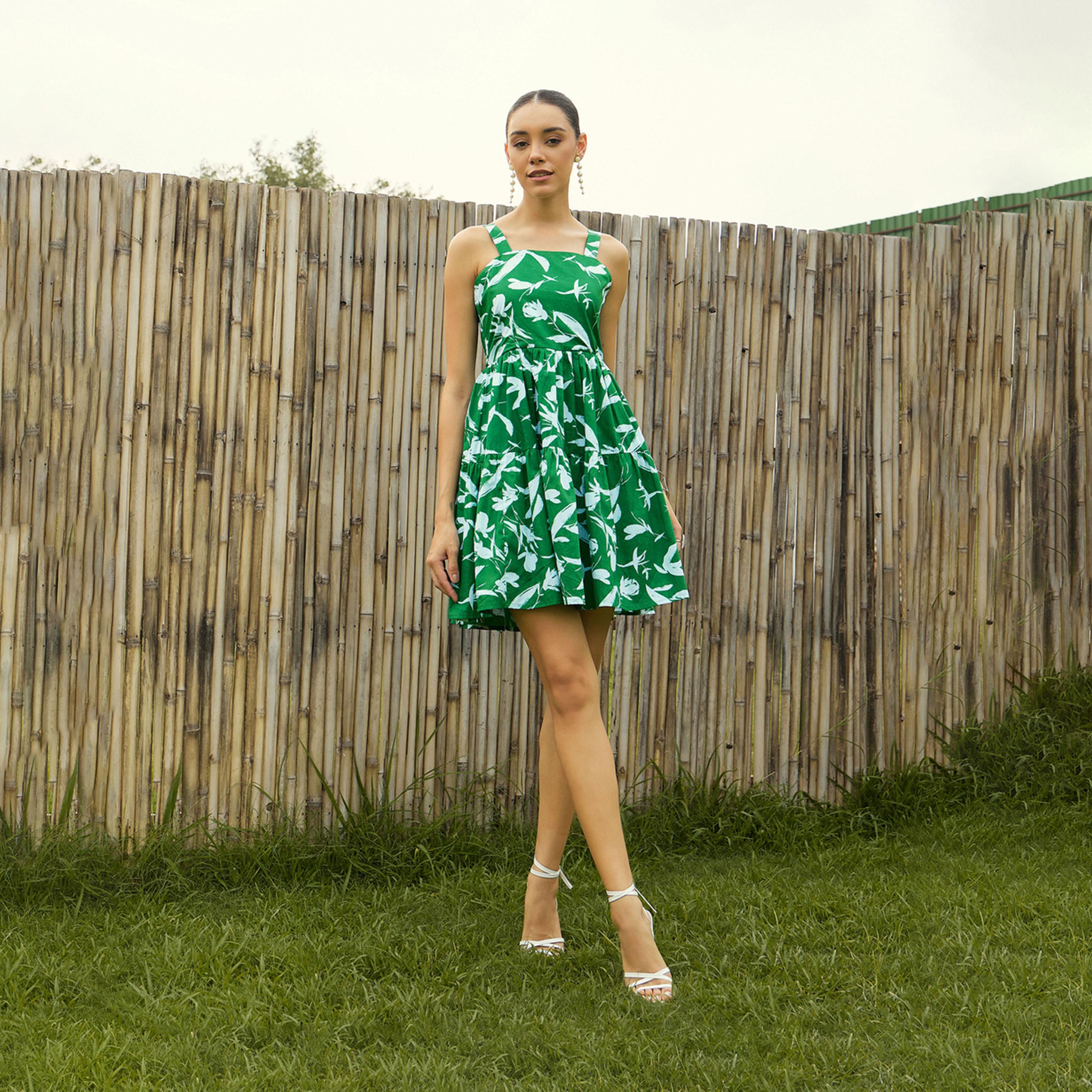 Sassafras X Styli  Floral Print Strappy Fit & Flare Mini Dress-women-clothing-dresses-image-7