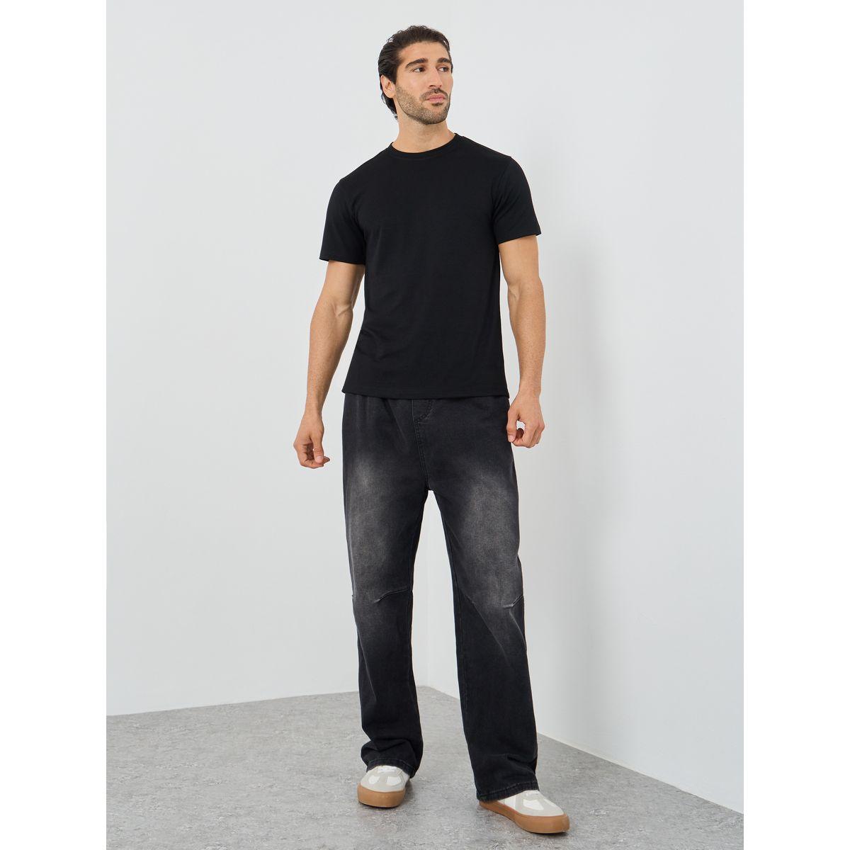 Styli Crew Neck Textured Regular Fit T-Shirt-men-clothing-tshirtsandpolos-tshirts-image-2