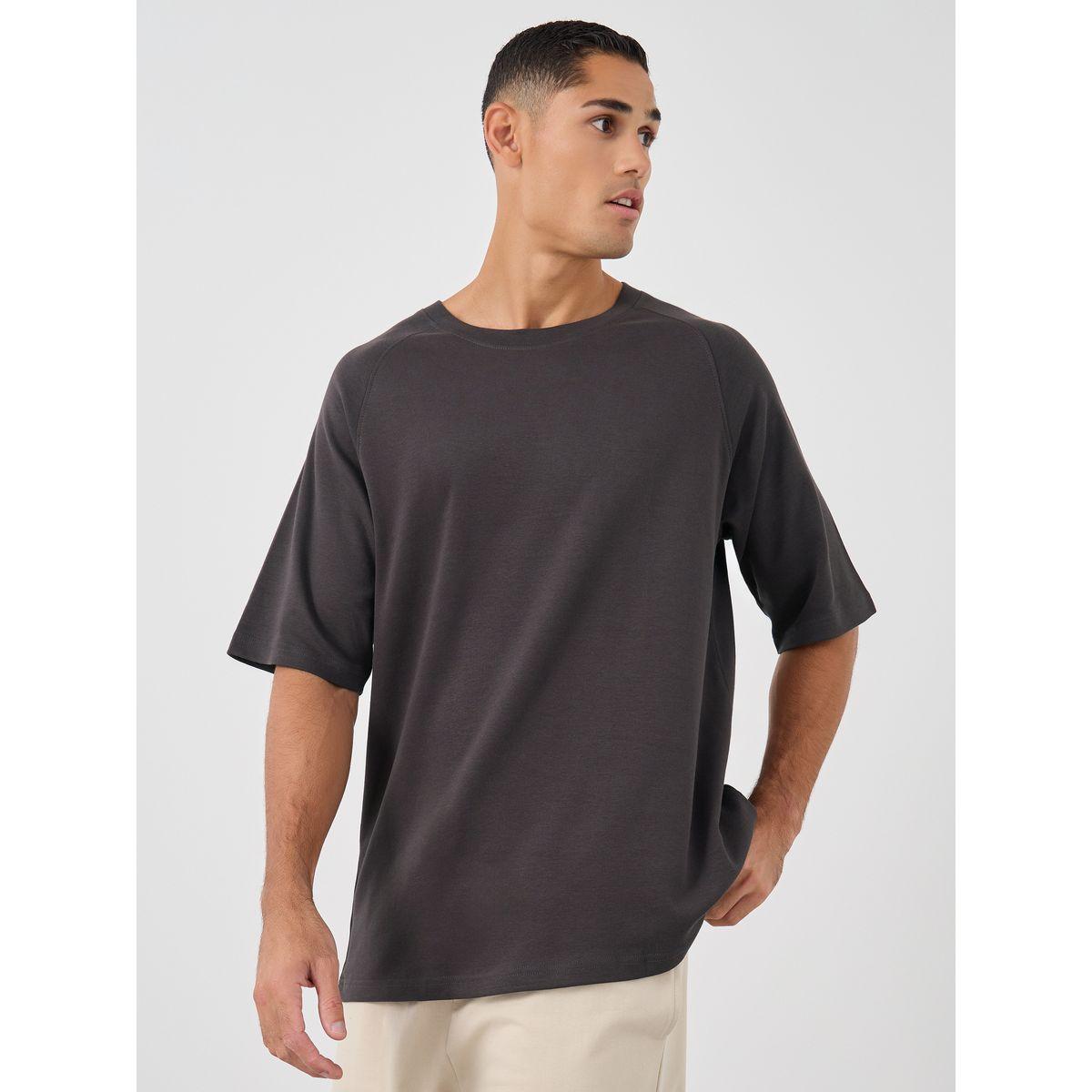 Styli Men Solid Raglan Sleeves Oversized T-Shirt-men-clothing-tshirtsandpolos-tshirts-image-1