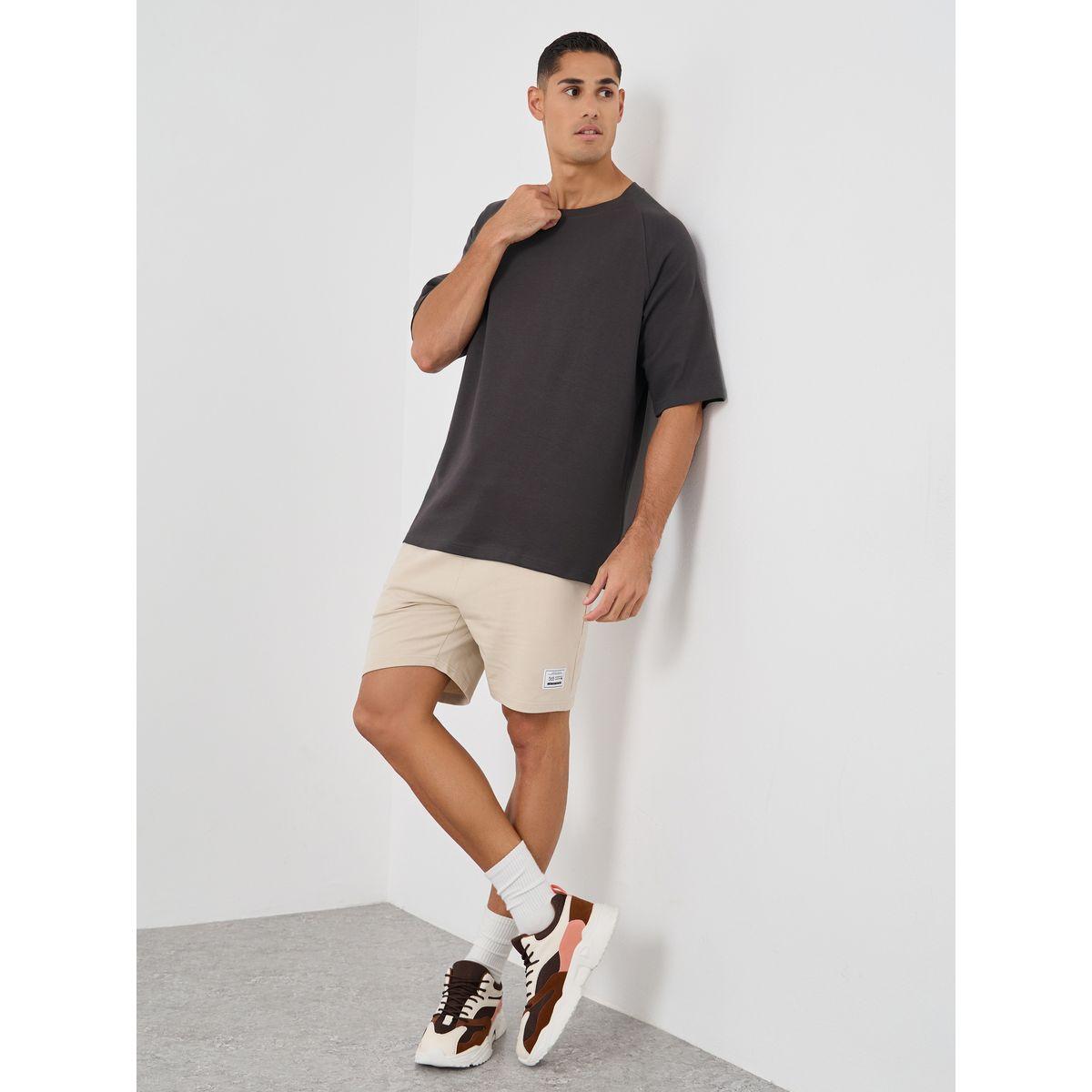 Styli Men Solid Raglan Sleeves Oversized T-Shirt-men-clothing-tshirtsandpolos-tshirts-image-2