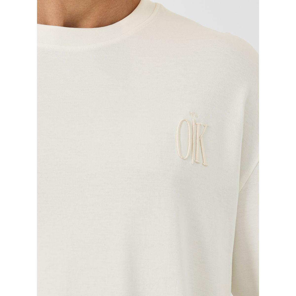 Styli Embroidered Detail Crew Neck Oversized T-Shirt-men-clothing-tshirtsandpolos-tshirts-image-3