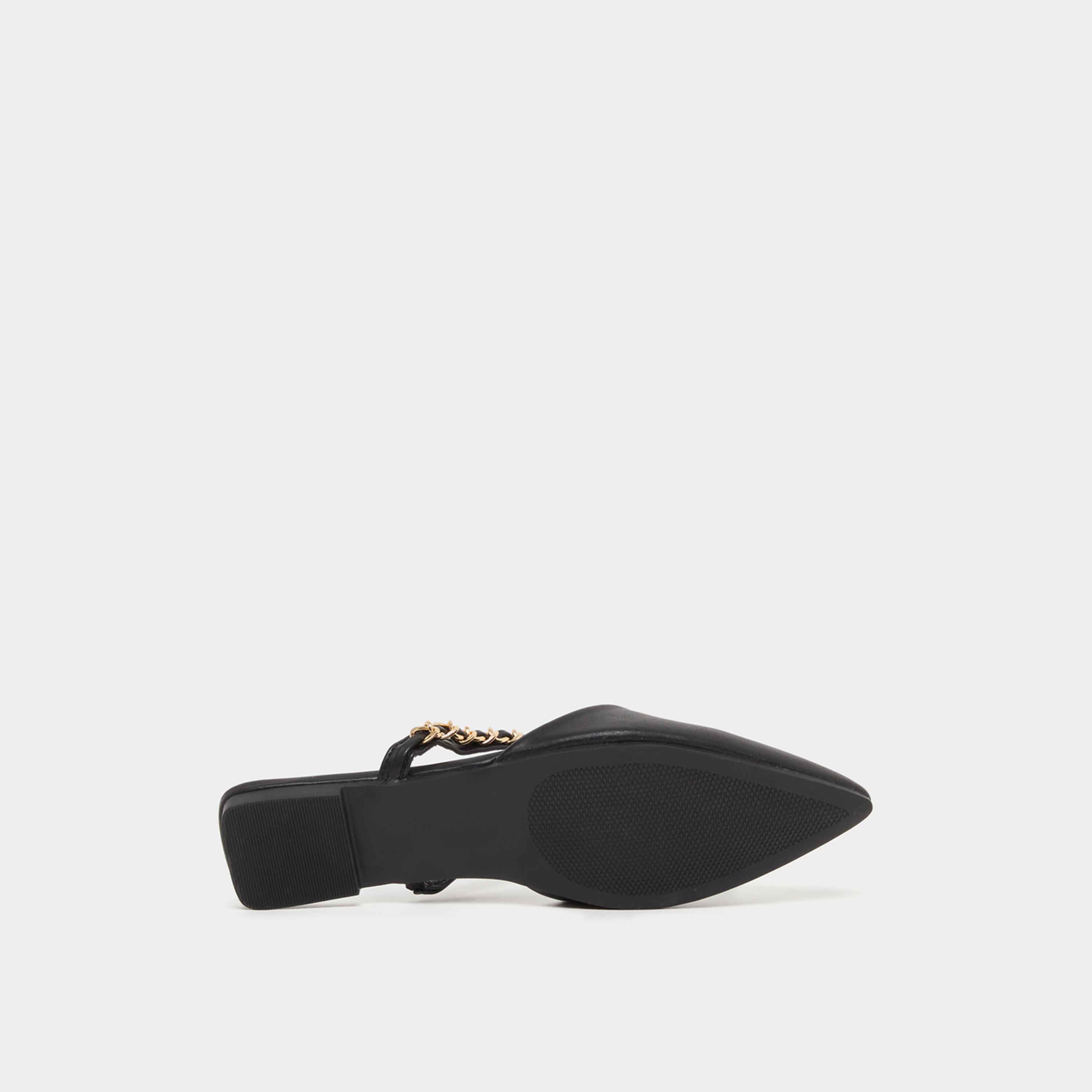 Styli Pointed Toe Slip On Mules With Chain Detail-women-shoes-flats-mules-image-6