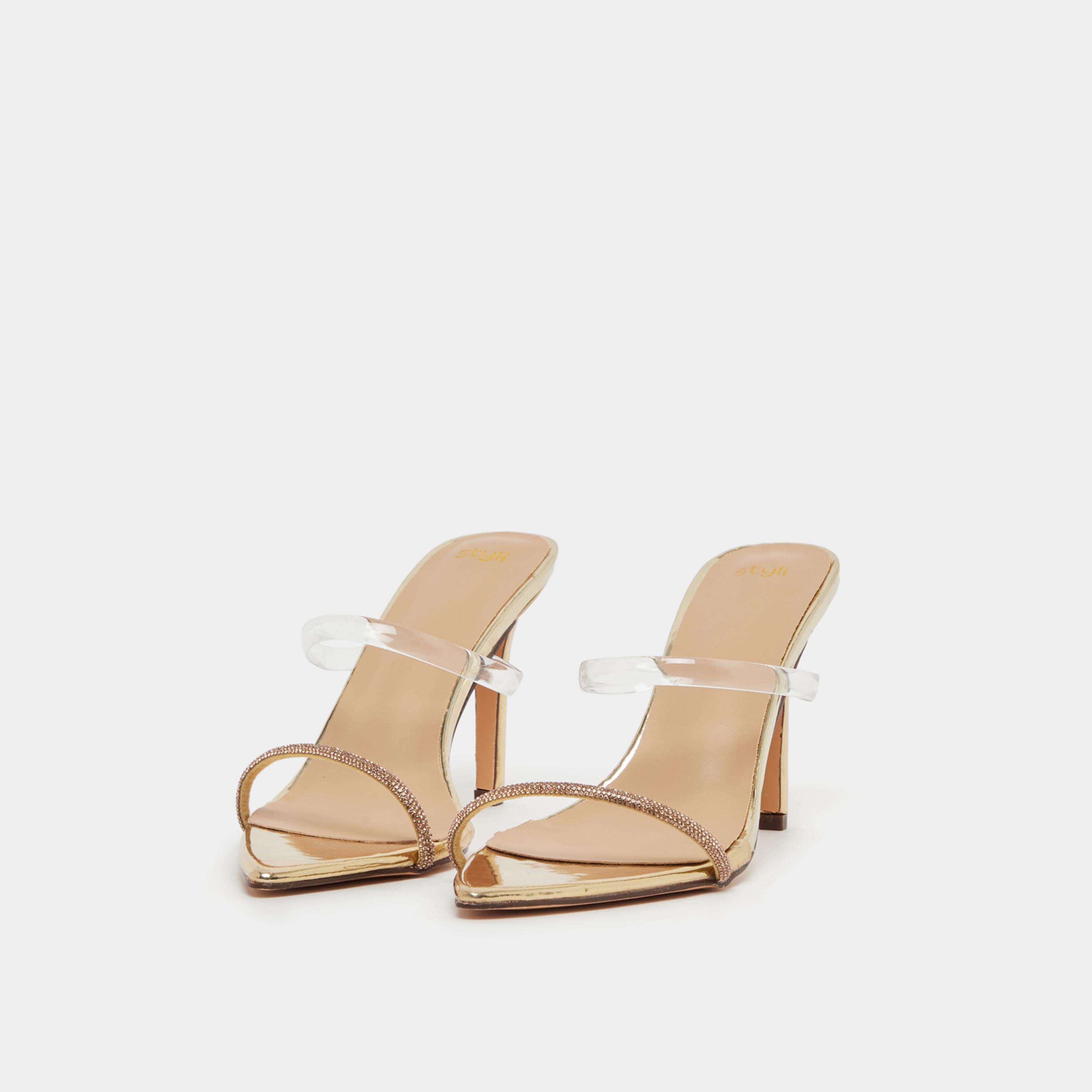 ستايلي - صندل كعب بمقدمة مدببة بحزامين-women-shoes-heels-image-2