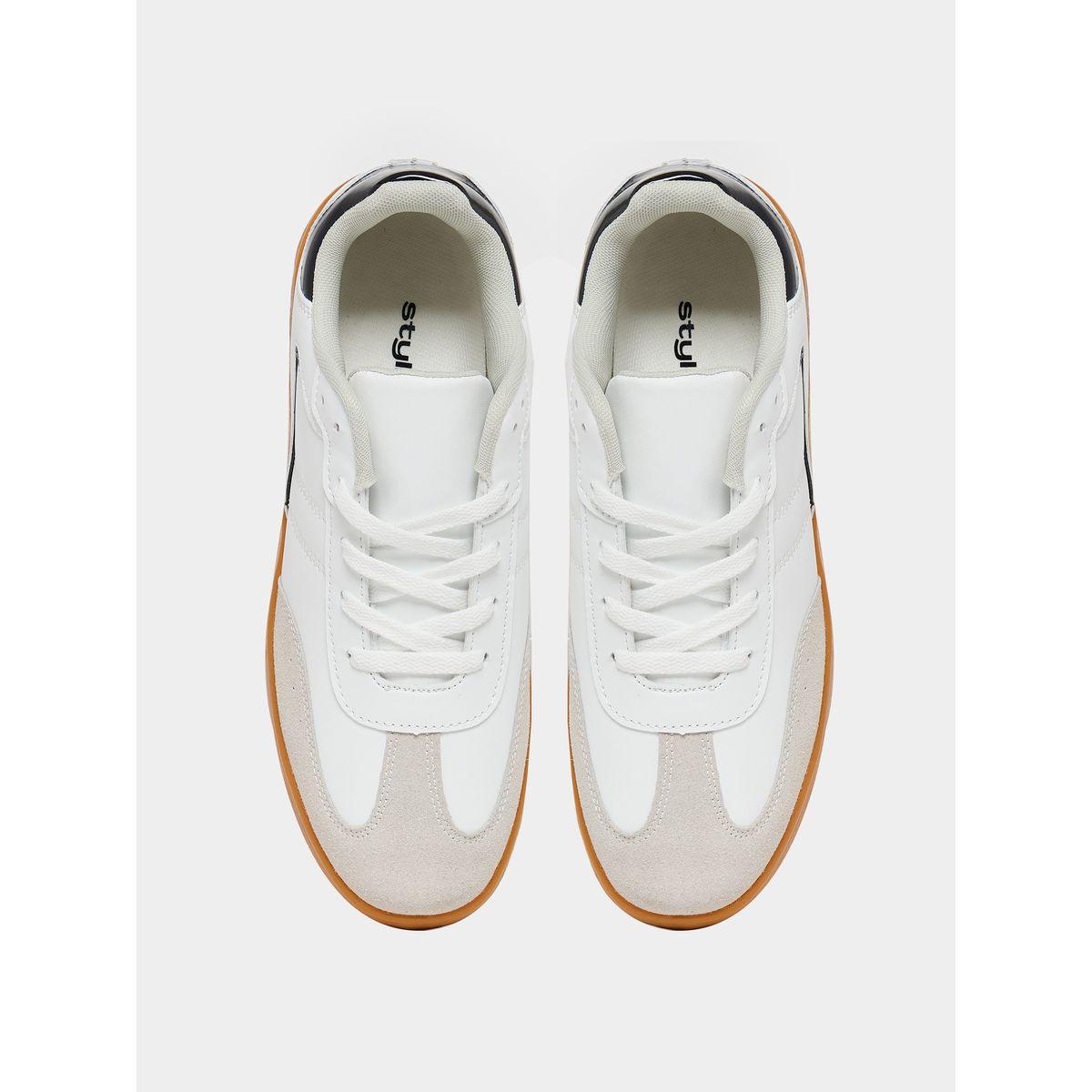 Styli Retro Sole Low Top Lace Up Sneakers-men-shoes-sneakers-image-5
