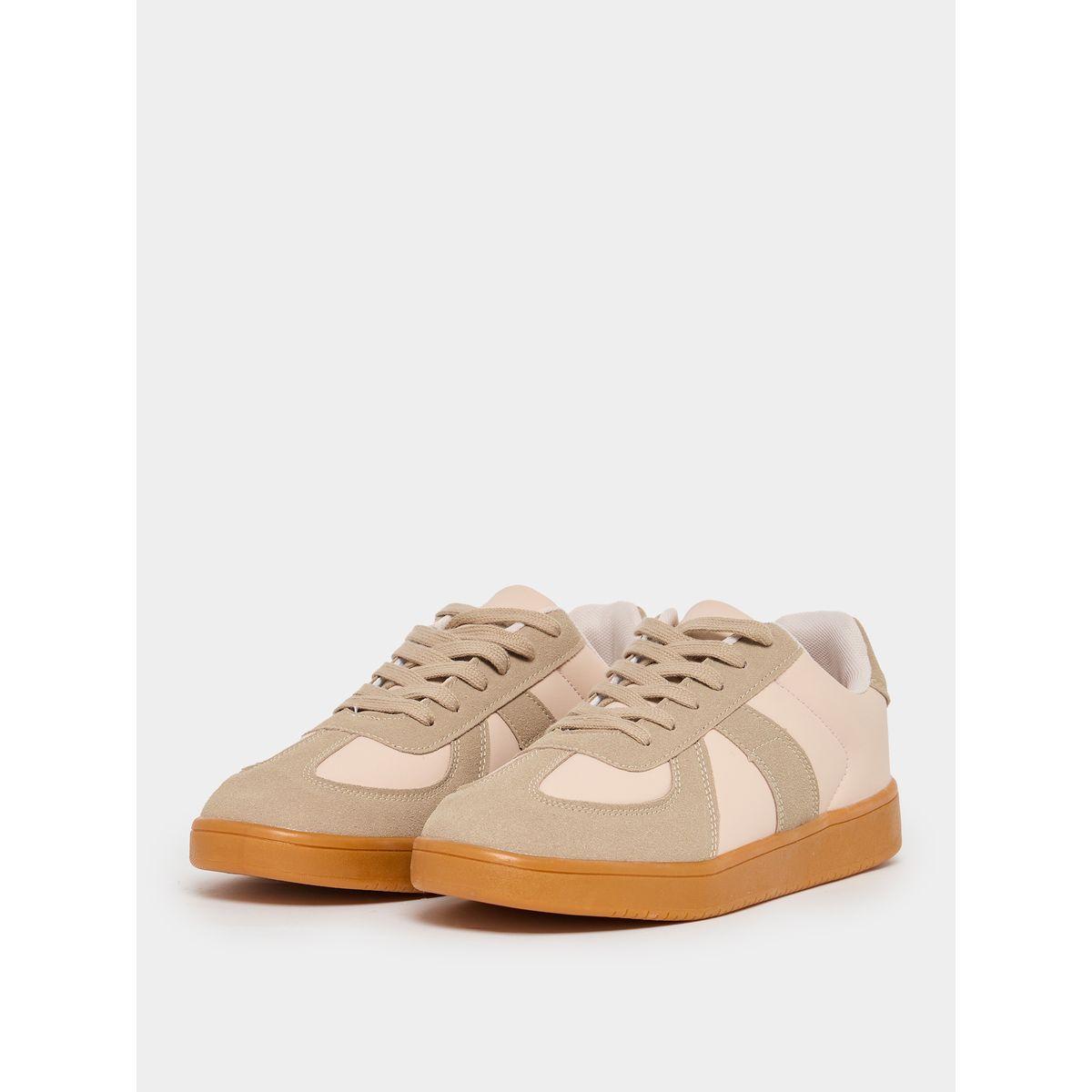 Styli Retro Sole Color Block Lace Up Sneakers-men-shoes-sneakers-image-2